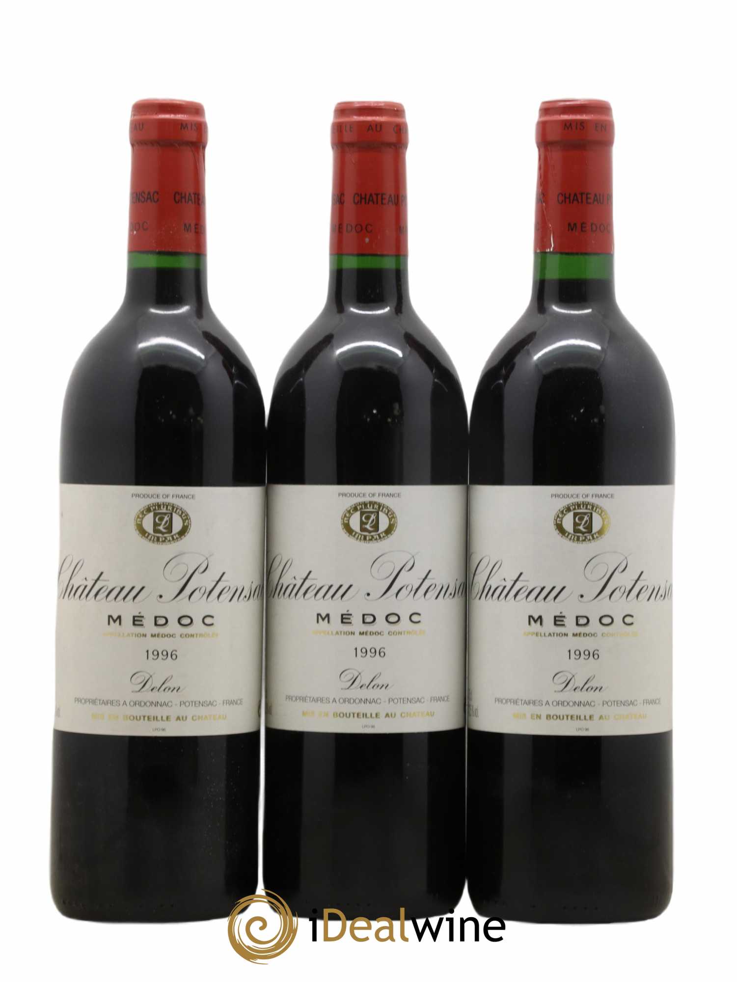 Château Potensac 1996 - Lot de 6 bouteilles - 1