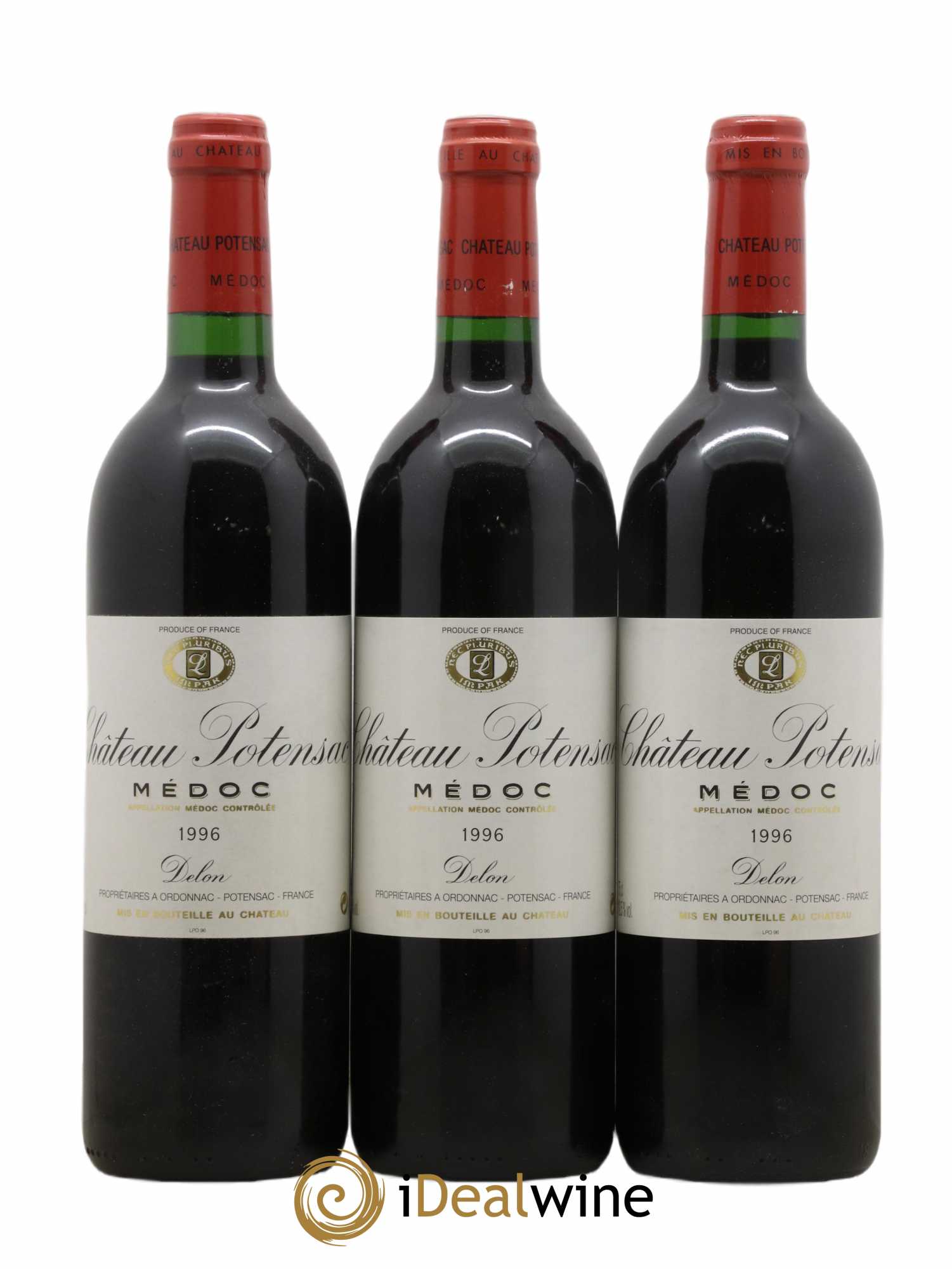 Château Potensac 1996 - Lot de 6 bouteilles - 2