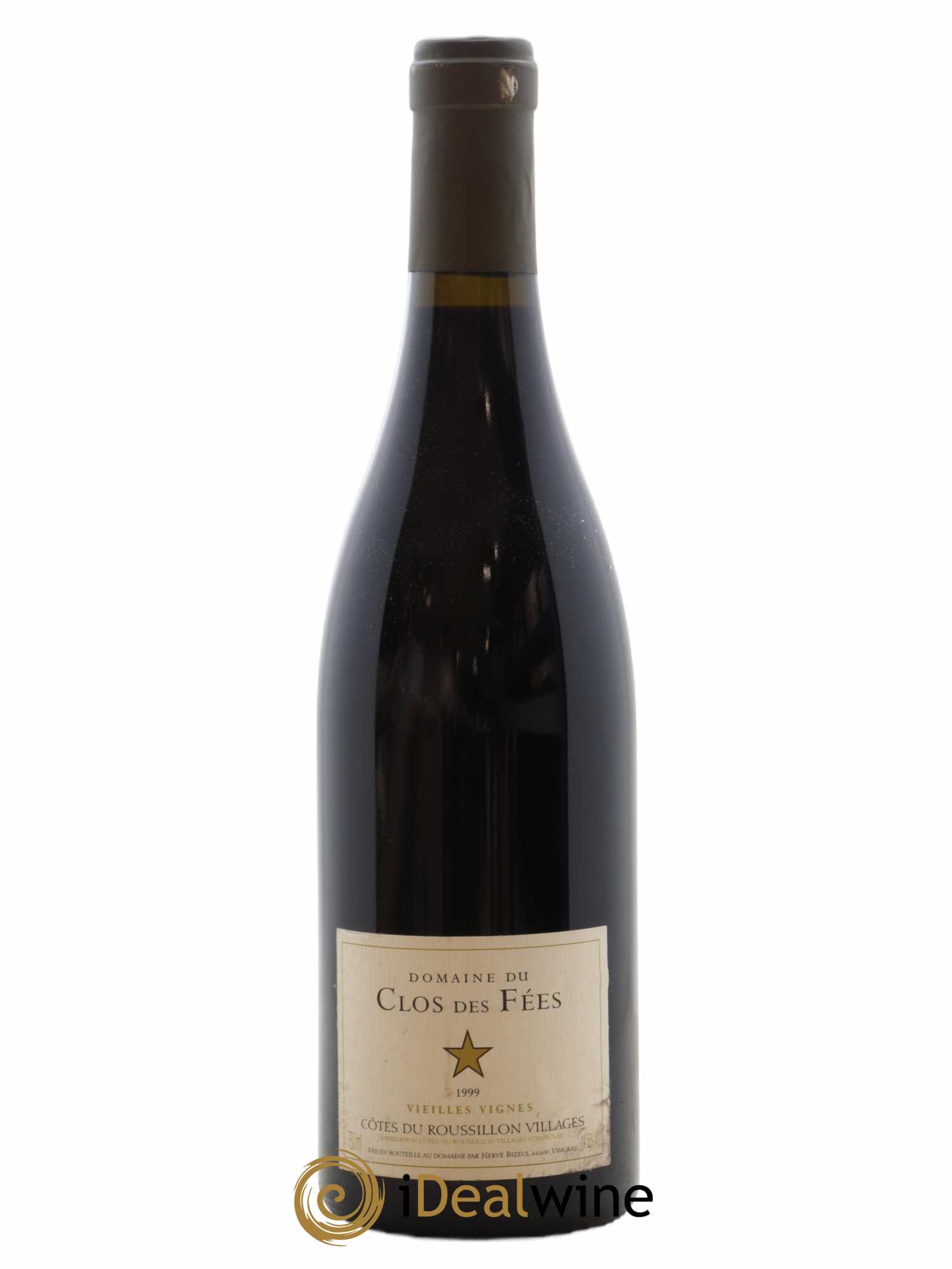 Côtes du Roussillon Villages Clos des Fées Vieilles vignes Hervé Bizeul 1999 - Lot de 1 bouteille - 0