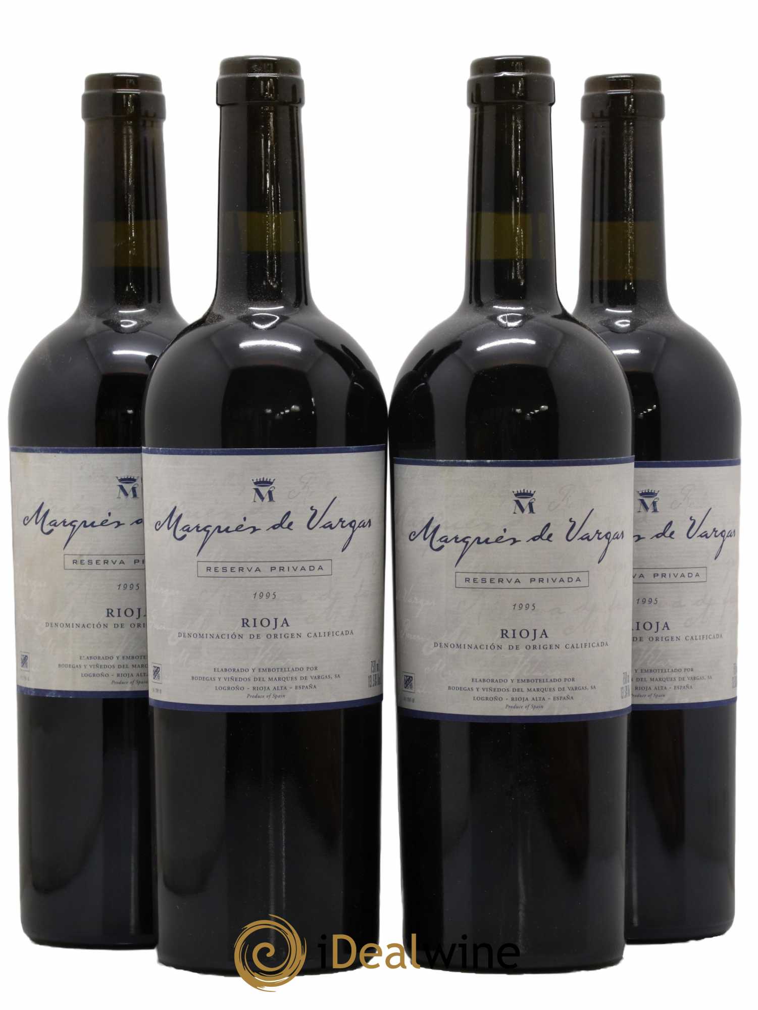 Rioja DOCA Marques De Vargas Reserva Privada 1995 - Posten von 4 Flaschen - 0