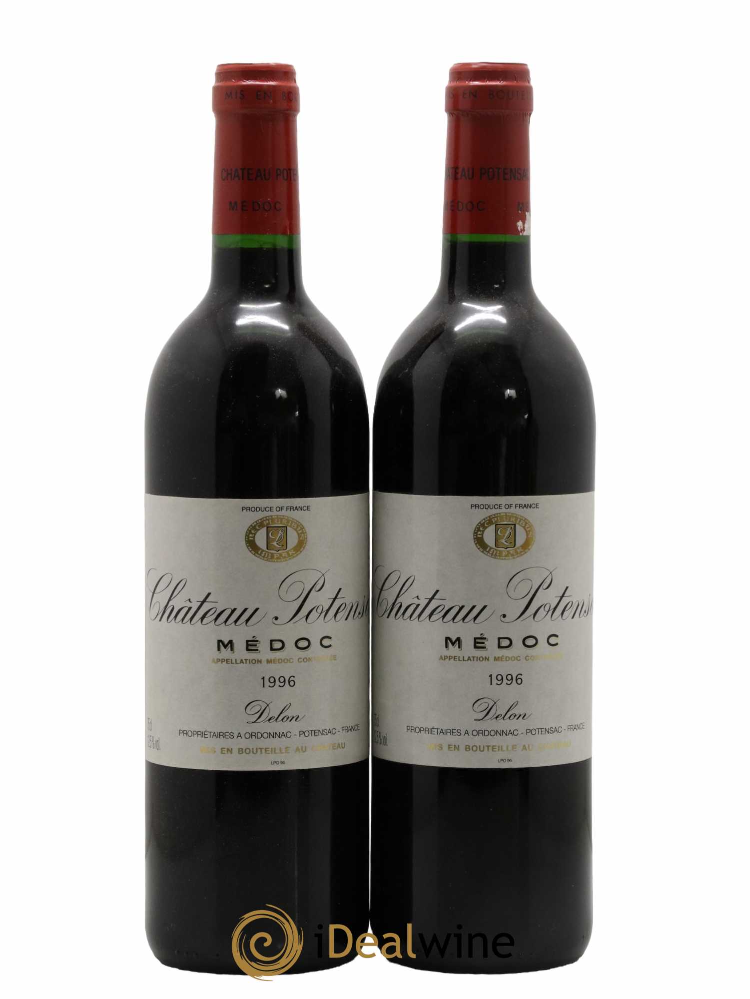 Château Potensac 1996 - Lot de 2 bouteilles - 0