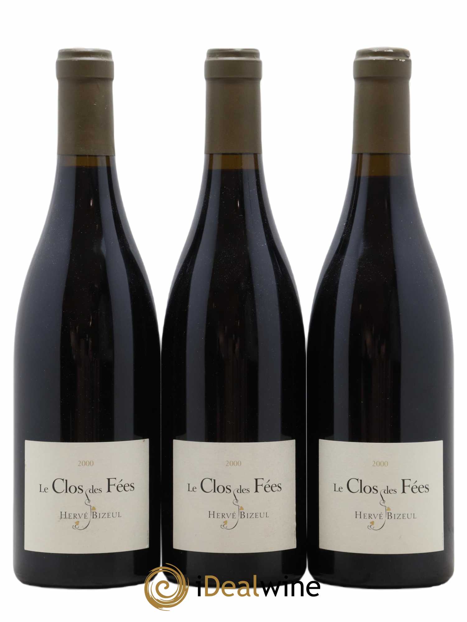 Côtes du Roussillon Villages Clos des Fées Hervé Bizeul 2000 - Lot de 3 bouteilles - 0
