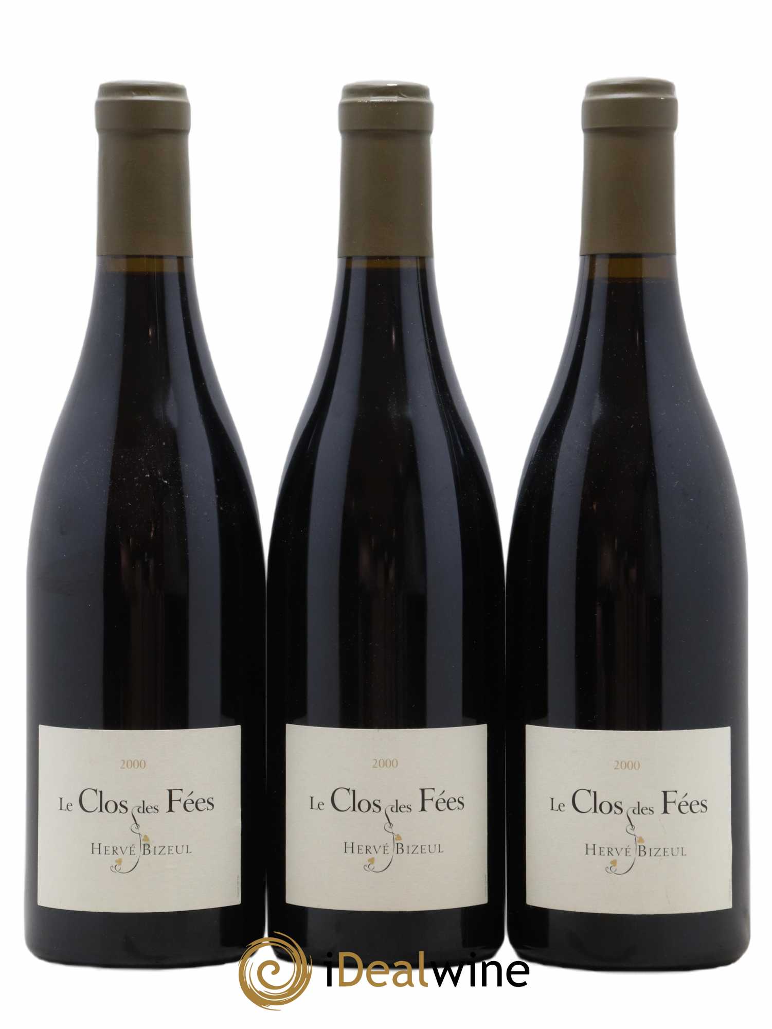 Côtes du Roussillon Villages Clos des Fées Hervé Bizeul 2000 - Lot de 3 bouteilles - 0
