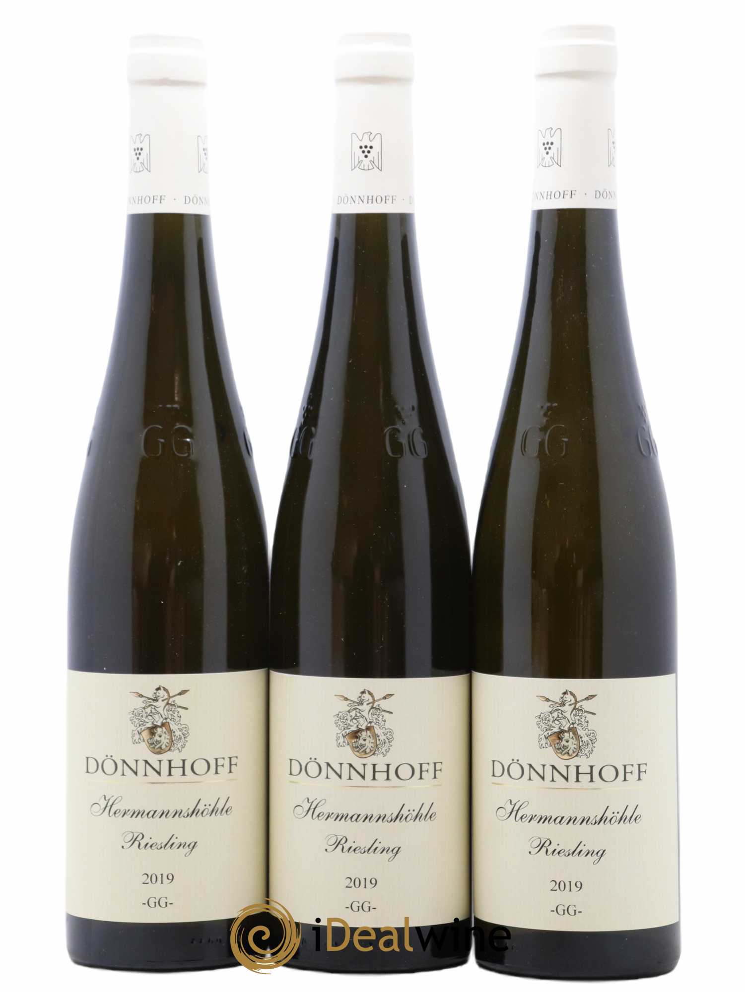Allemagne Nahe Grosses Gewachs Hermanshöhle Dönnhoff 2019 - Lot de 3 bouteilles - 0
