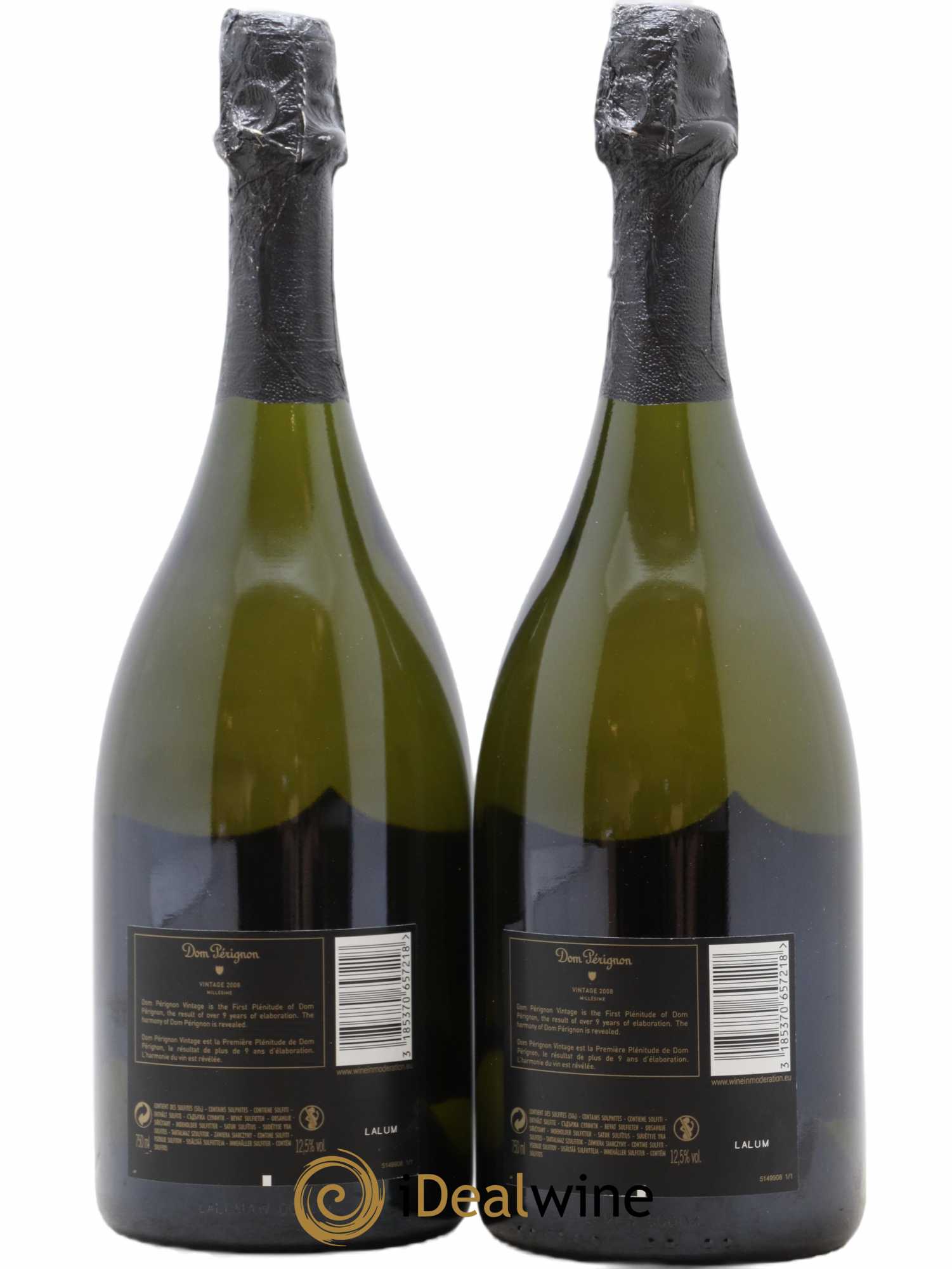 Brut Dom Pérignon 2008 - Lot de 2 bouteilles - 1