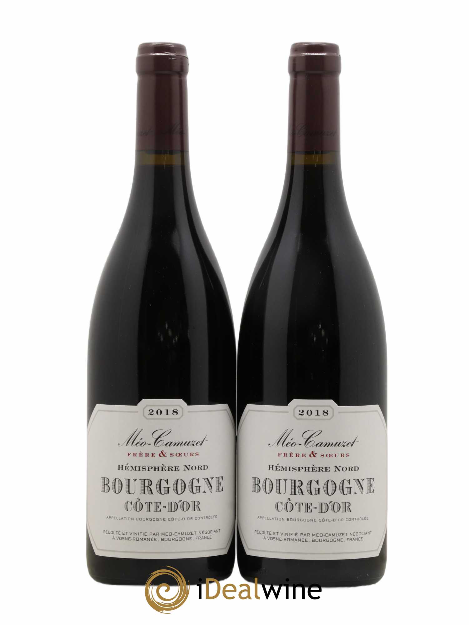 Bourgogne Côte-d'Or Hémisphère Nord Méo-Camuzet Frère & Soeur 2018 - Posten von 2 Flaschen - 0