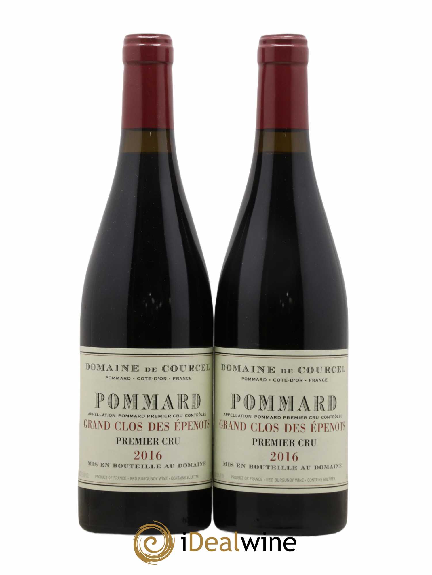 Pommard 1er Cru Grand Clos des Epenots de Courcel (Domaine) 2016 - Lot de 2 bouteilles - 0