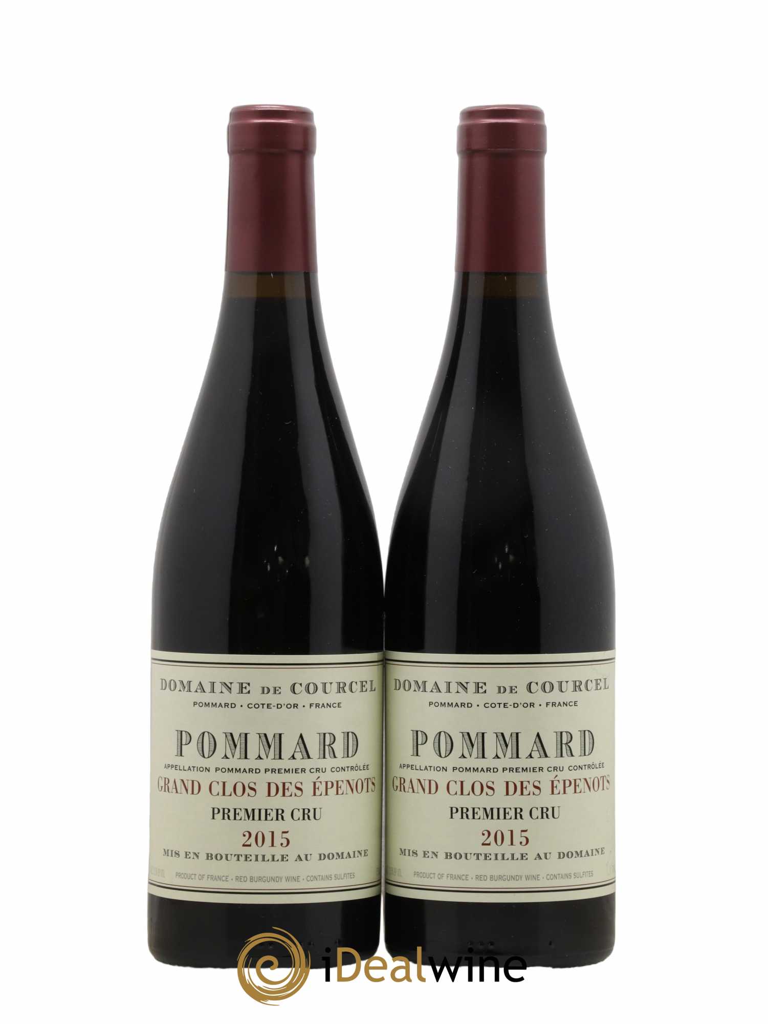 Pommard 1er Cru Grand Clos des Epenots de Courcel (Domaine) 2015 - Lot de 2 bouteilles - 0