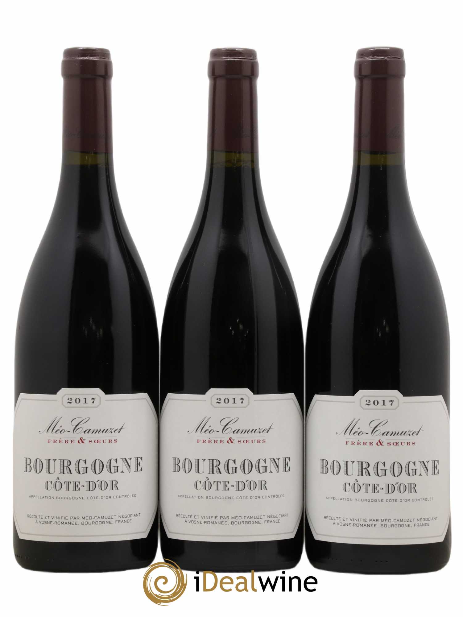 Bourgogne Côte-d'Or Méo-Camuzet Frère & Soeur 2017 - Posten von 3 Flaschen - 0