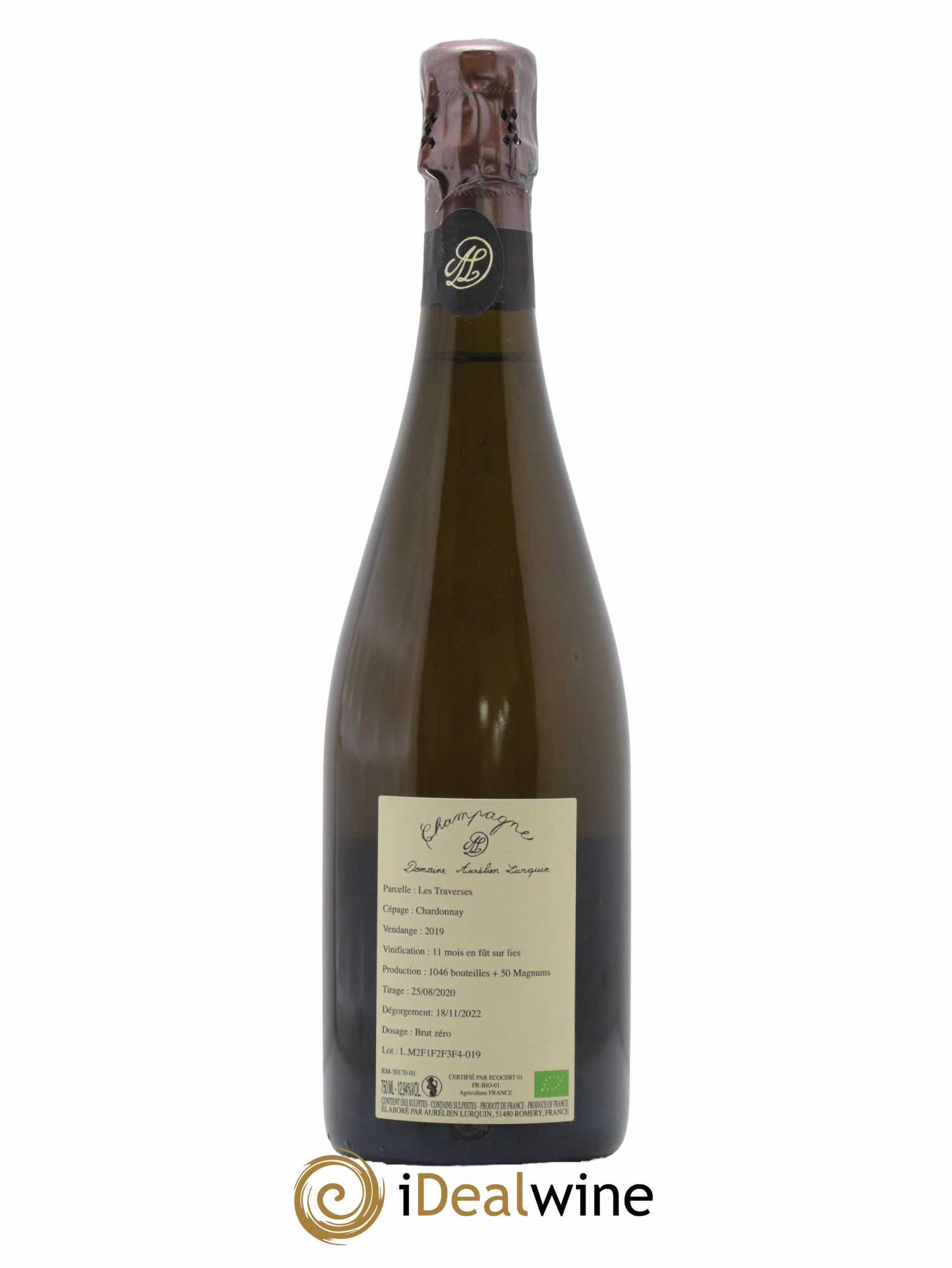 Chardonnay Aurélien Lurquin Les Traverses 2019 - Lot of 1 bottle - 1