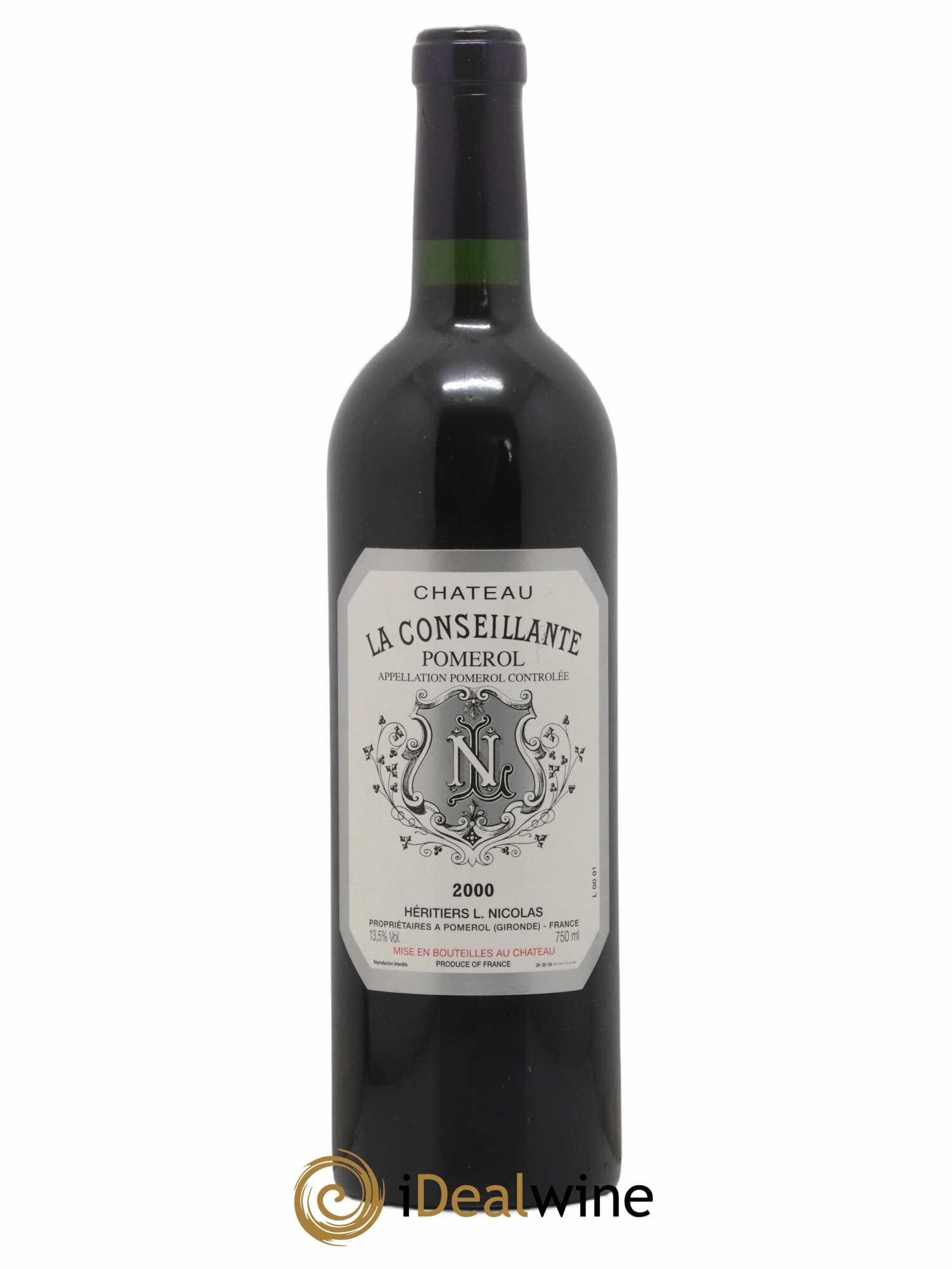 Château la Conseillante 2000 - Lot de 1 bouteille - 0
