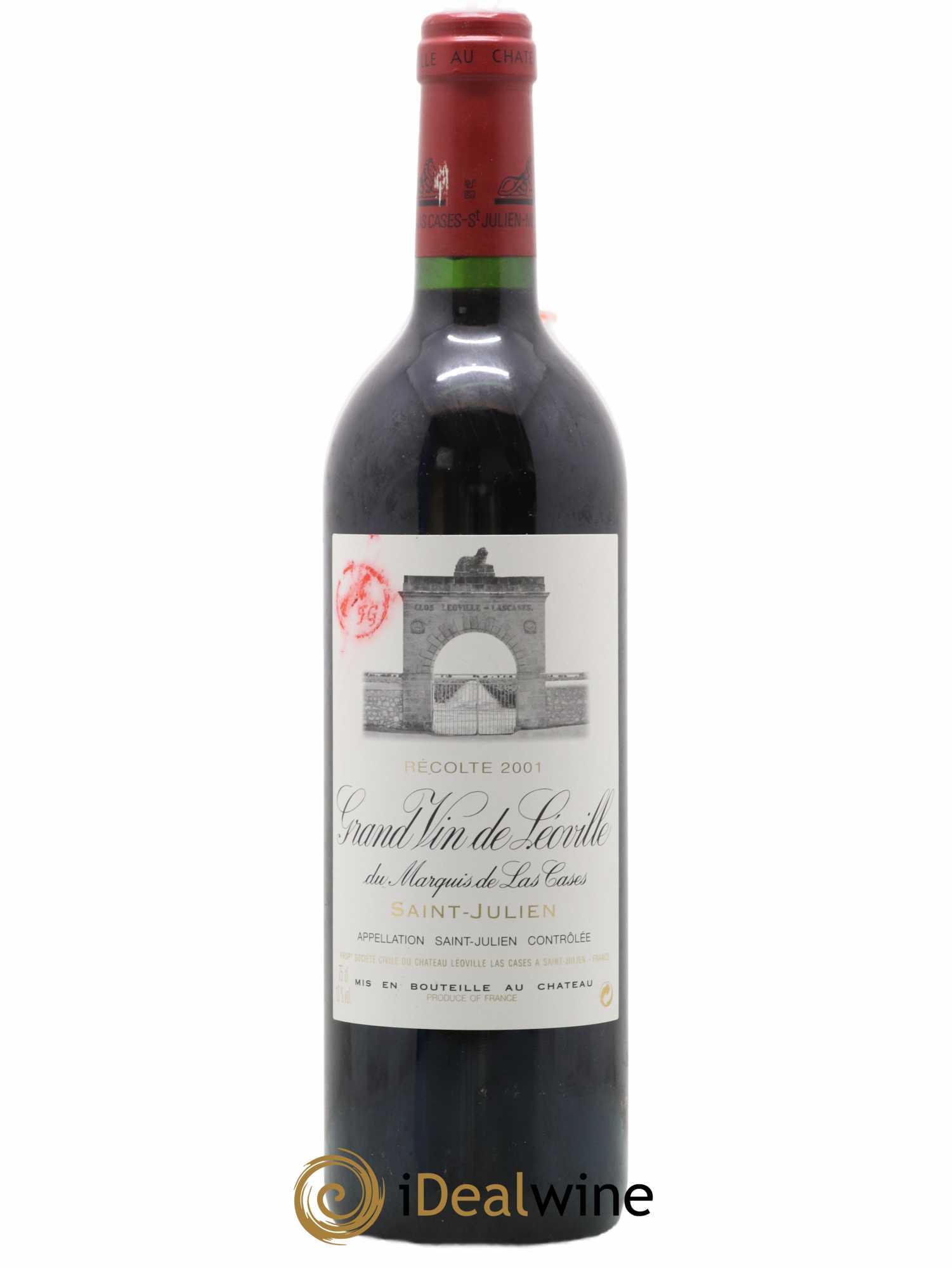 Château Léoville Las Cases 2ème Grand Cru Classé 2001 - Lot de 1 bouteille - 0
