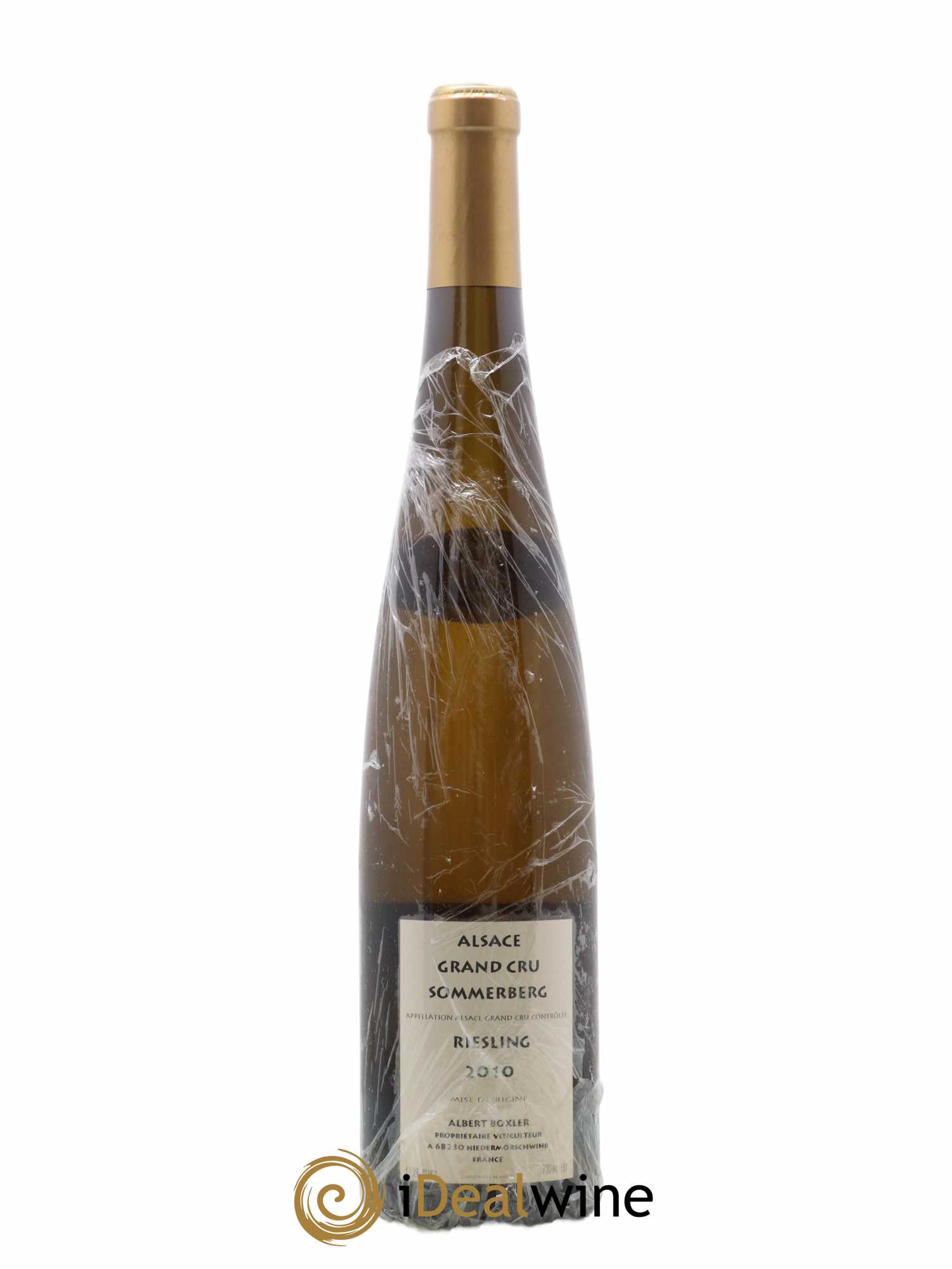 Alsace Riesling Grand Cru Sommerberg Albert Boxler 2010 - Lot de 1 bouteille - 1