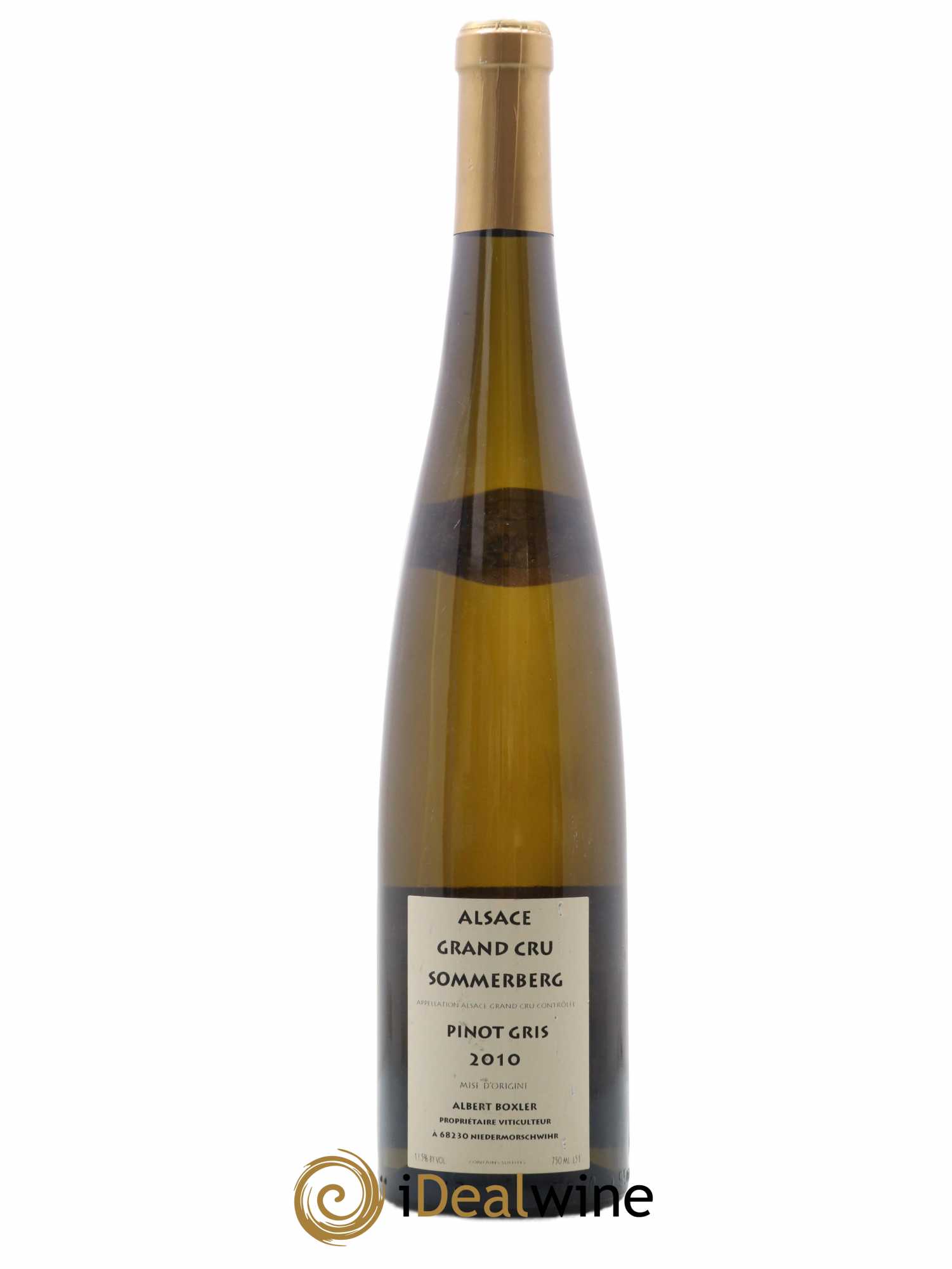 Alsace Grand Cru Sommerberg Albert Boxler 2010 - Lot de 1 bouteille - 1