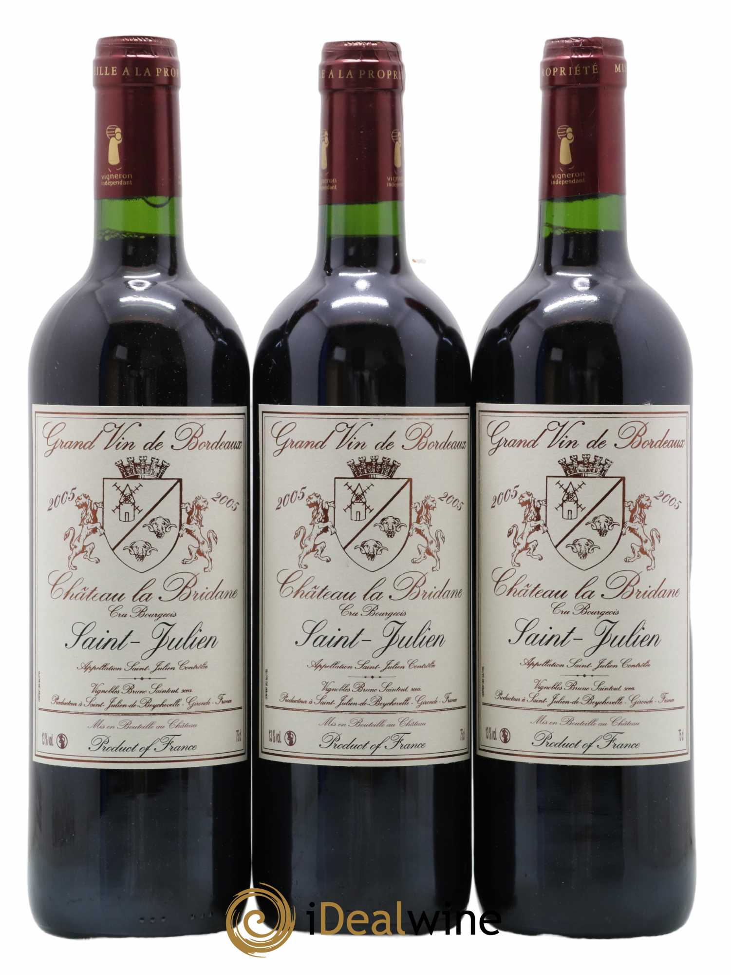 Château la Bridane Cru Bourgeois 2005 - Lot de 12 bouteilles - 3