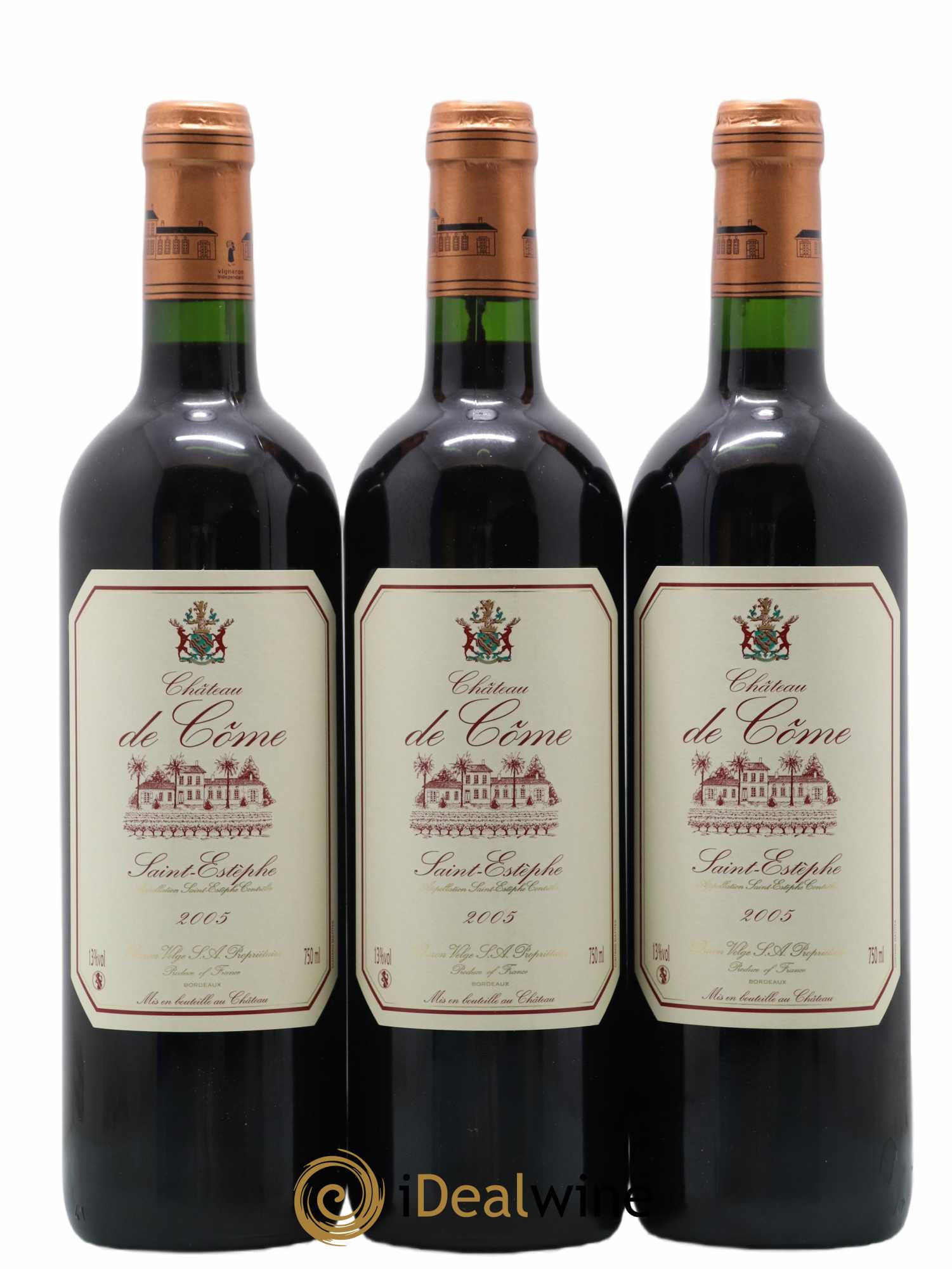 Saint-Estèphe Château De Côme 2005 - Lot de 12 bouteilles - 3