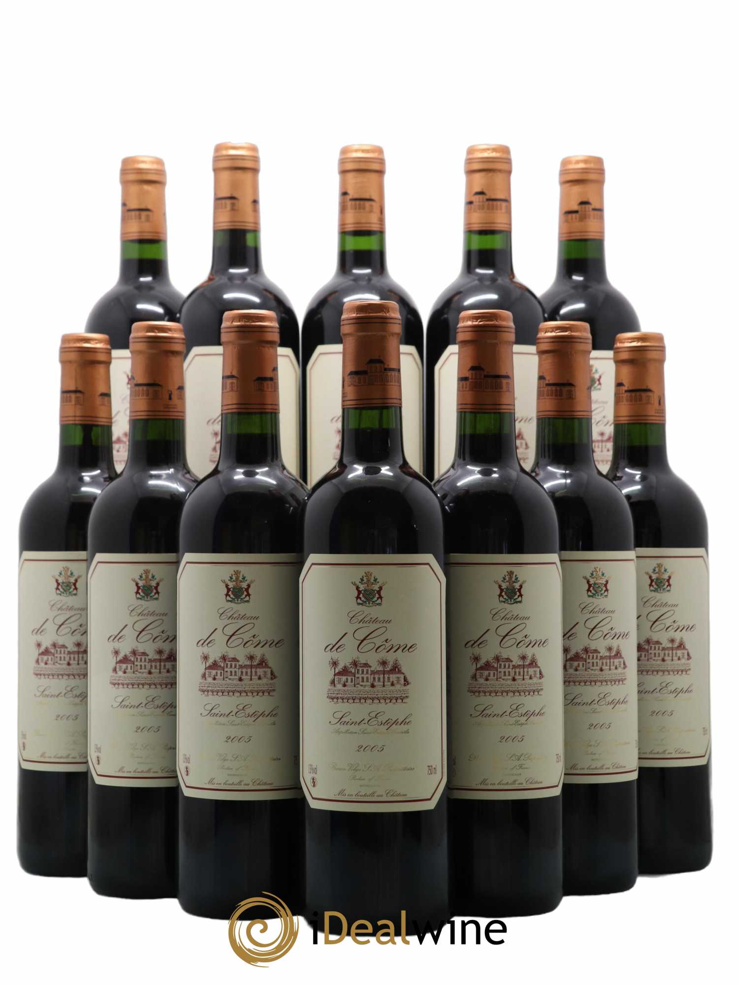 Saint-Estèphe Château De Côme 2005 - Lot de 12 bouteilles - 0