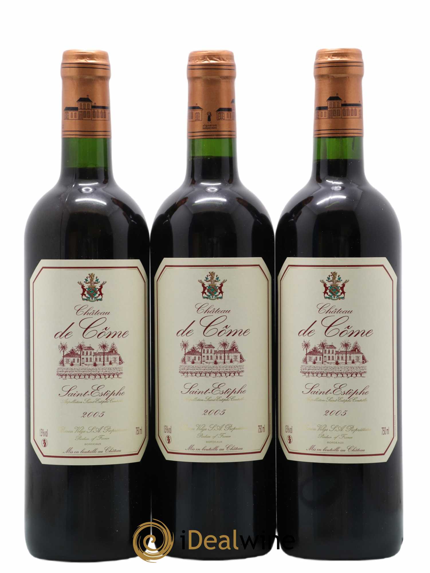 Saint-Estèphe Château De Côme 2005 - Lot de 6 bouteilles - 2