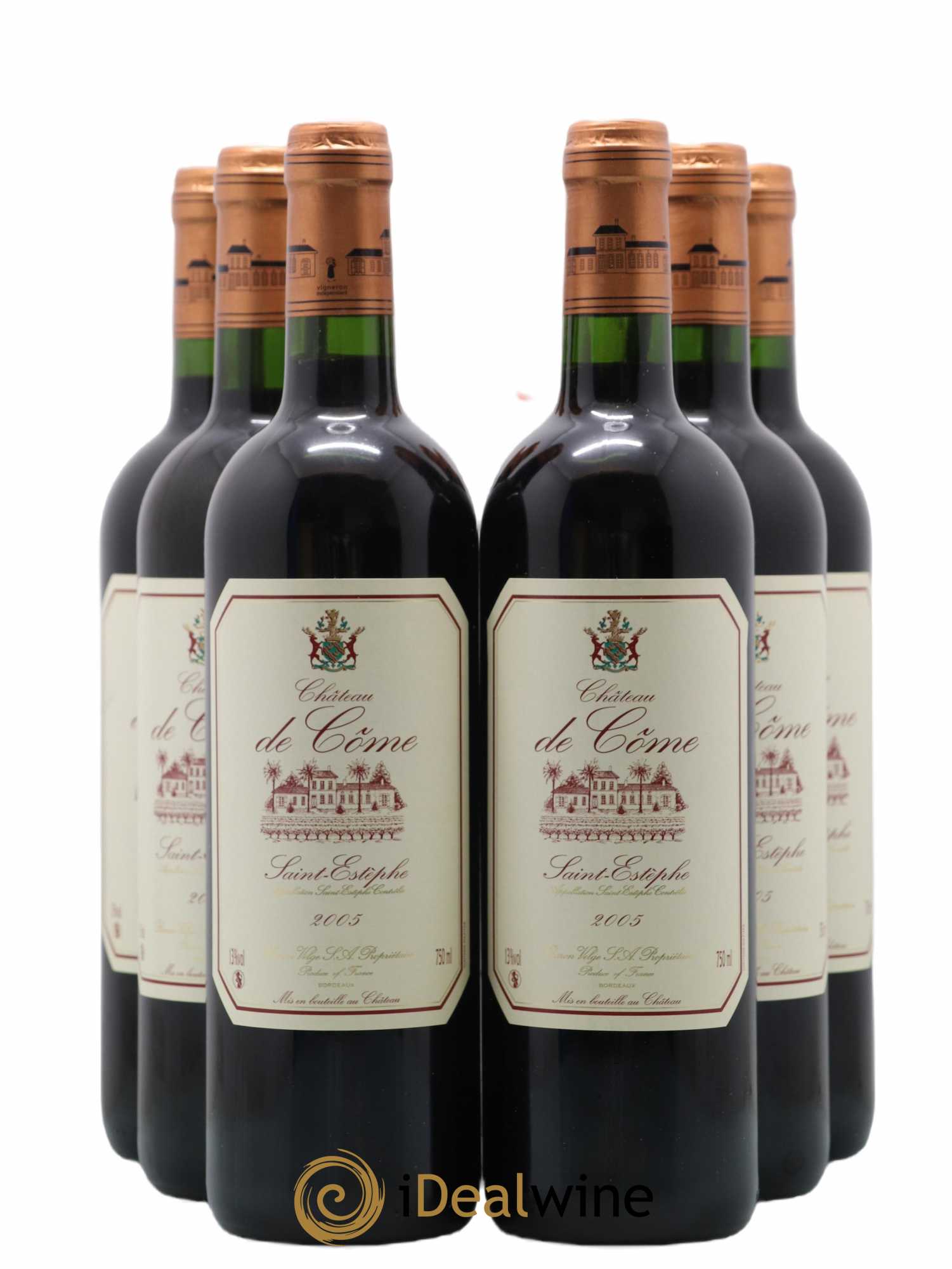 Saint-Estèphe Château De Côme 2005 - Lot de 6 bouteilles - 0