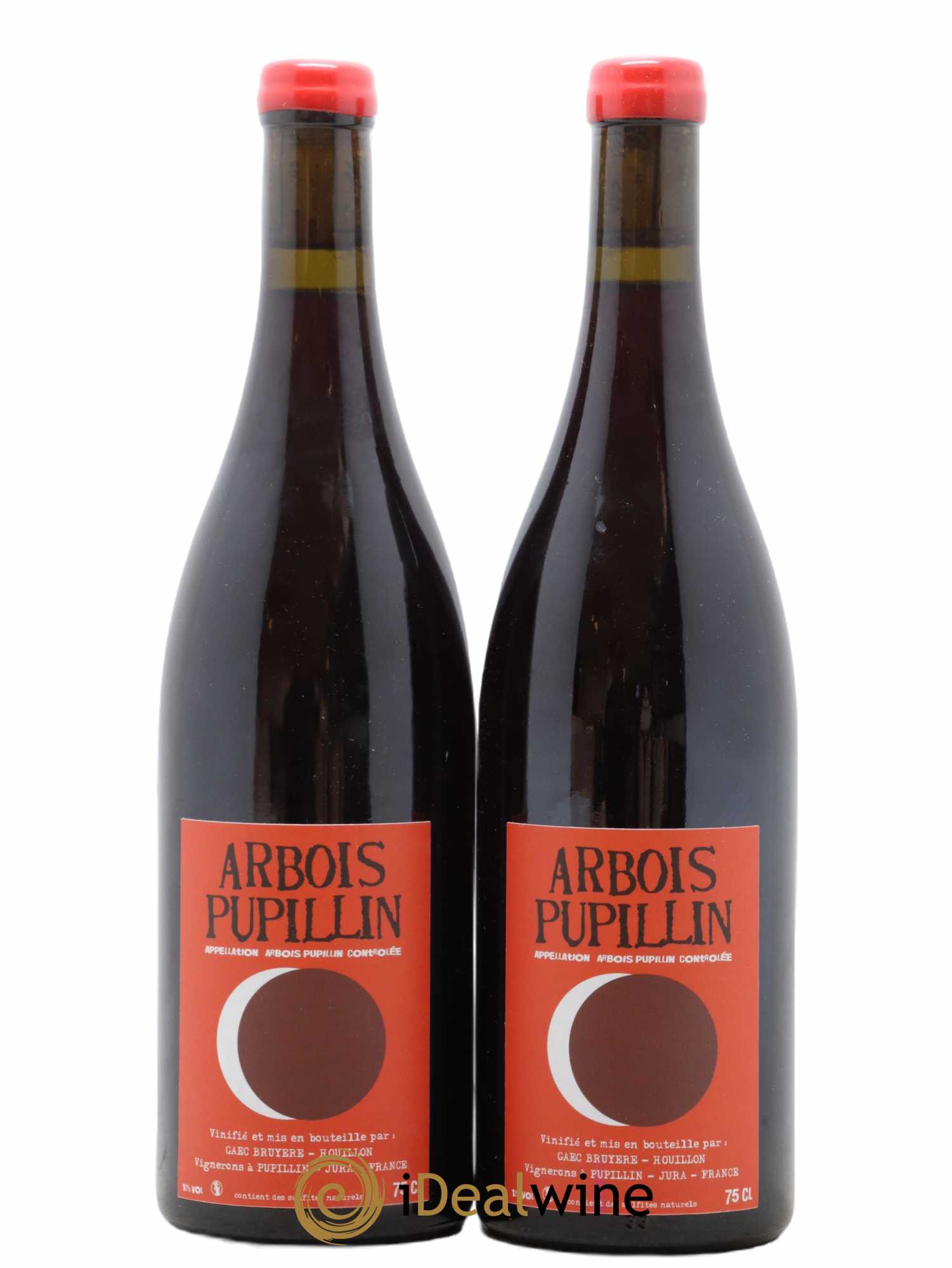 Arbois-Pupillin Ploussard En Aspis Adeline Houillon & Renaud Bruyère En Aspis 2018 - Lot de 2 bouteilles - 0