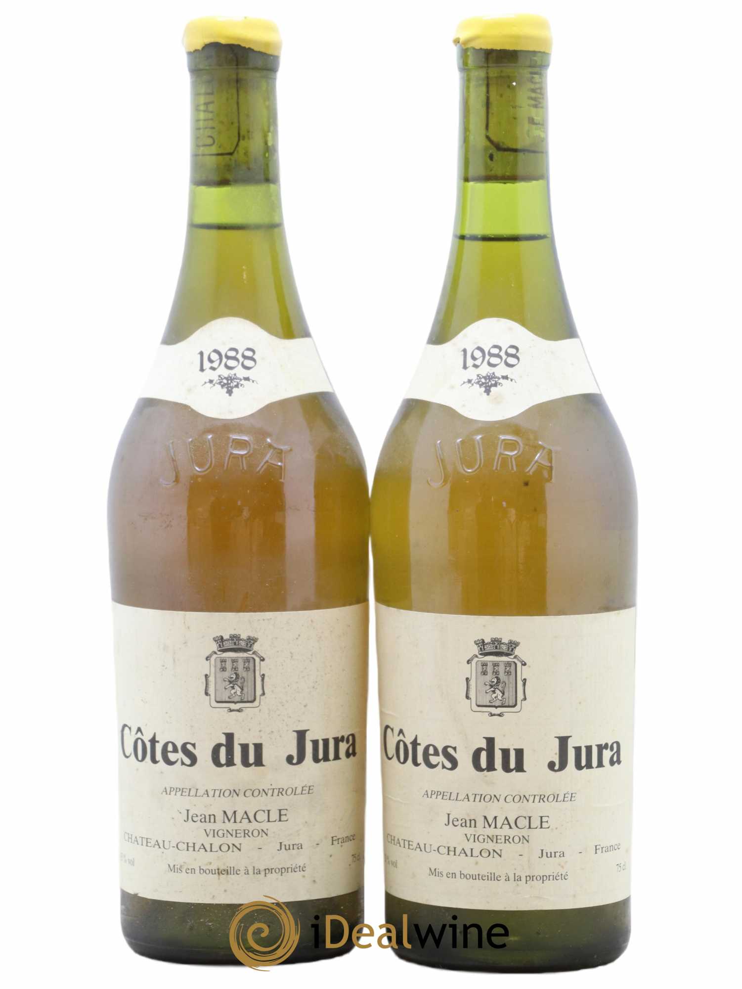 Côtes du Jura Jean Macle 1988 - Lot de 2 bouteilles - 0