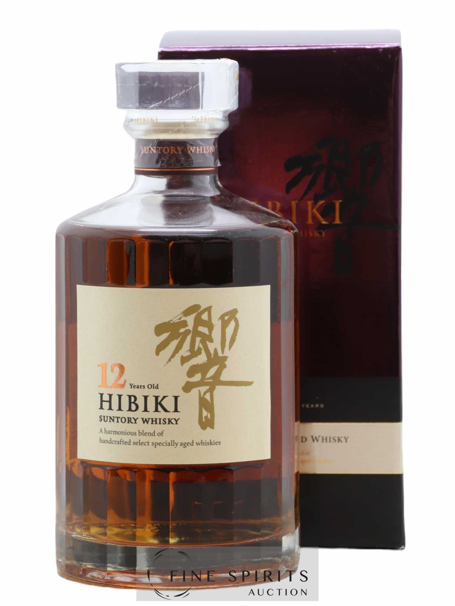 Hibiki 12 years Of. Suntory (70cl.) - Lot of 1 bottle - 0