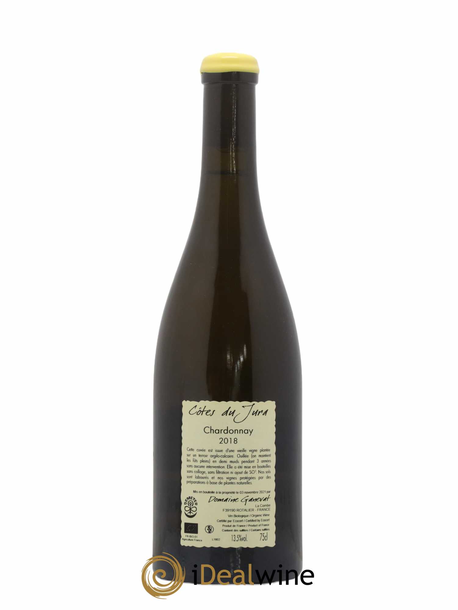 Côtes du Jura Les Chamois du Paradis Jean-François Ganevat (Domaine) 2018 - Lot de 1 bouteille - 1