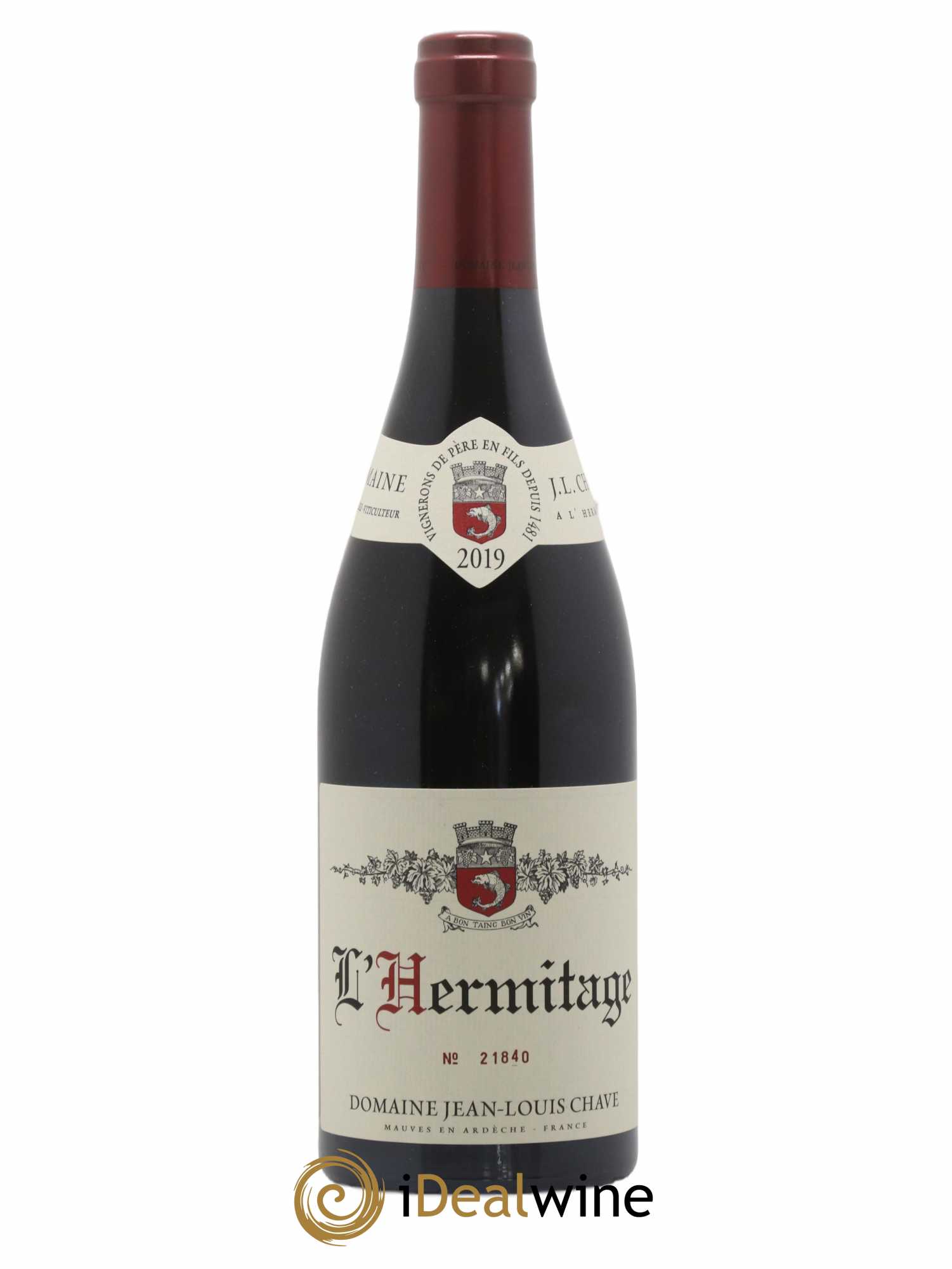 Hermitage Jean-Louis Chave 2019 - Lot de 1 bouteille - 0