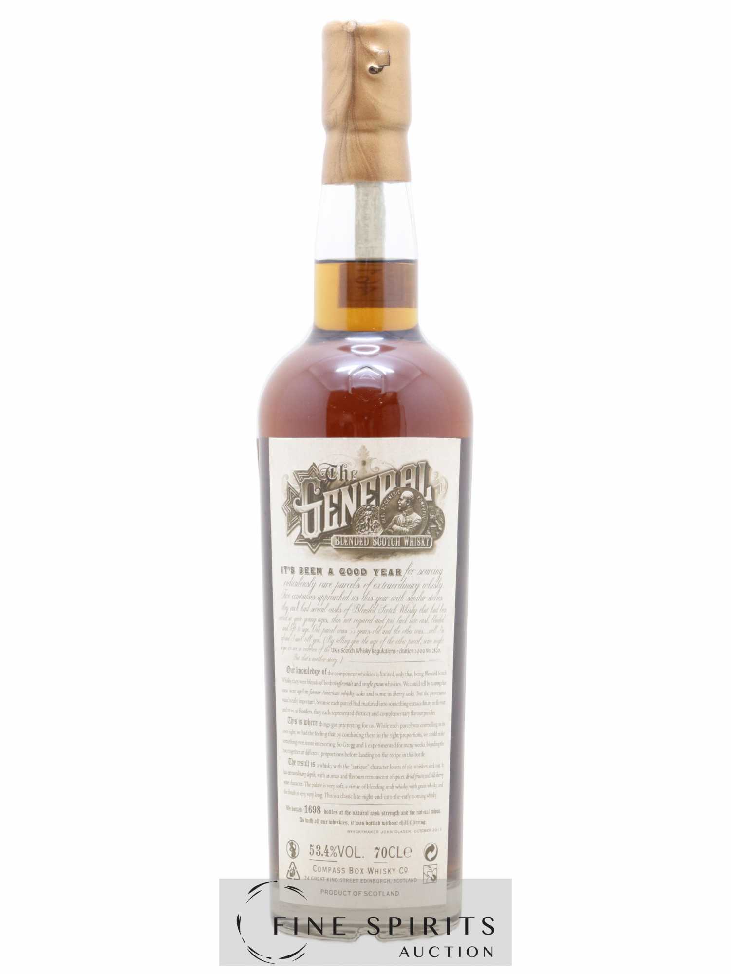 The General Compass Box One of 1698 - bottled 2013 Limited Release - Lot de 1 bouteille - 2