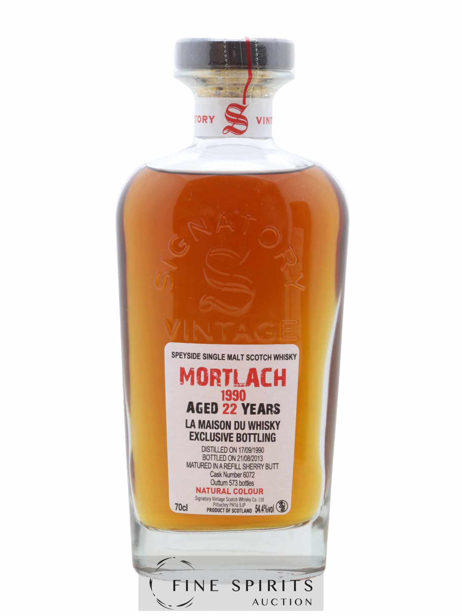 Mortlach 22 years 1990 Signatory Vintage Cask n°6072 - One of 573 - bottled 2013 LMDW Cask Strength Collection - Posten von 1 Flasche - 1