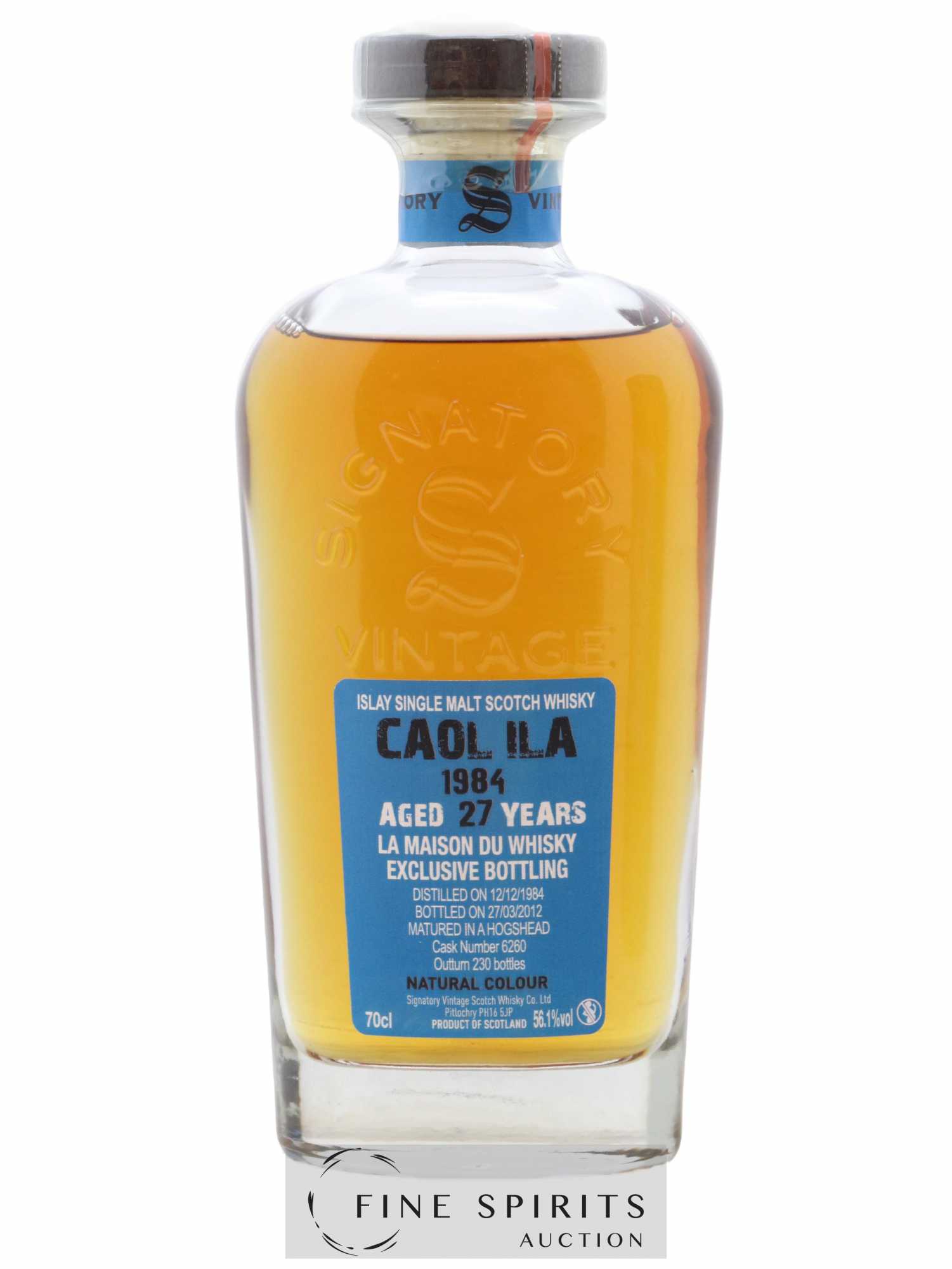 Caol Ila 27 years 1984 Signatory Vintage Single Cask 6260 LMDW Cask Strength Collection - Lot de 1 bouteille - 1