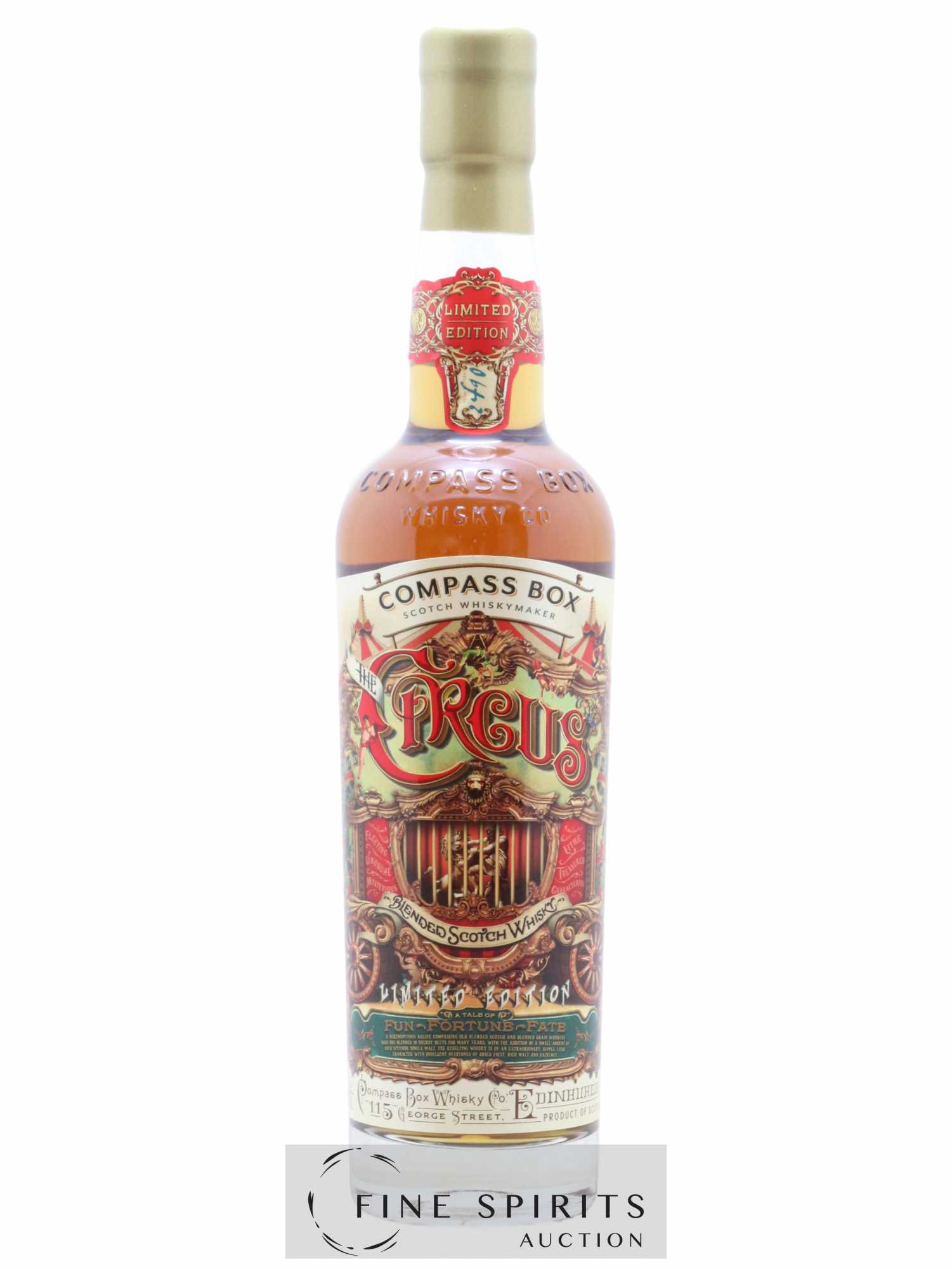 The Circus Compass Box One of 2490 - bottled 2016 Limited Edition - Lot de 1 bouteille - 1