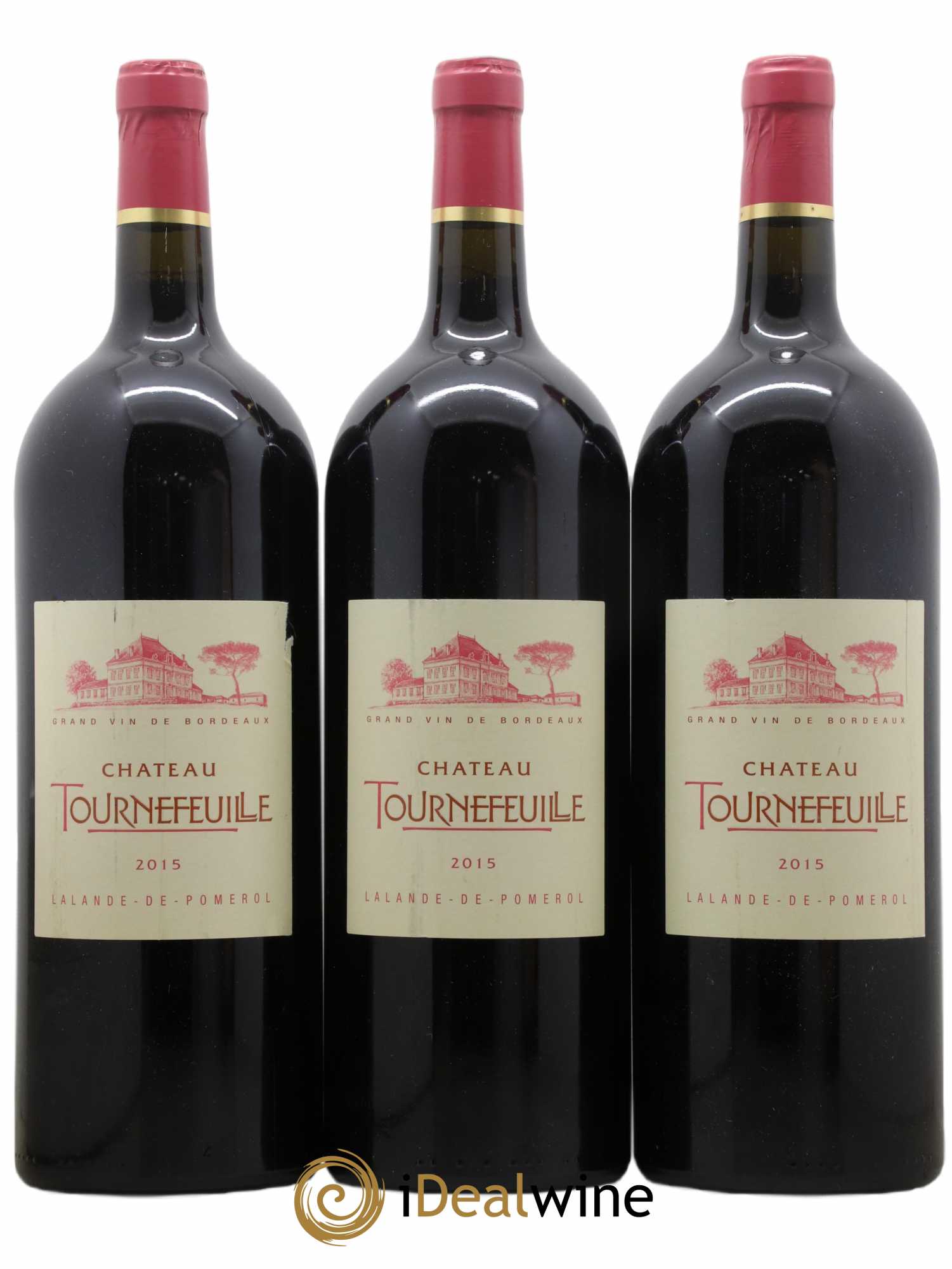 Château Tournefeuille 2015 - Lot de 3 magnums - 0
