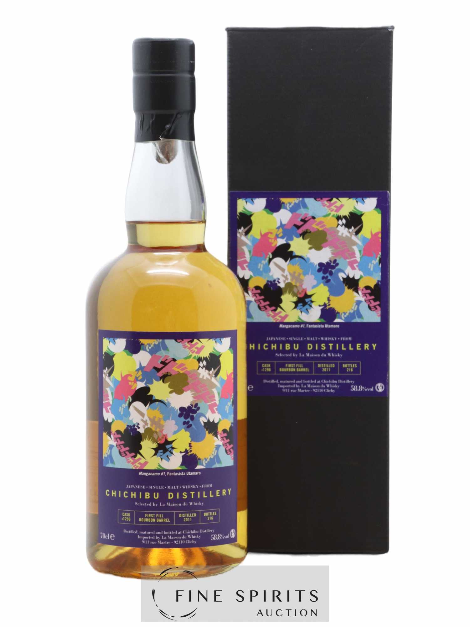 Chichibu 2011 Of. Cask n°1296 - One of 216 LMDW - Lot de 1 bouteille - 0