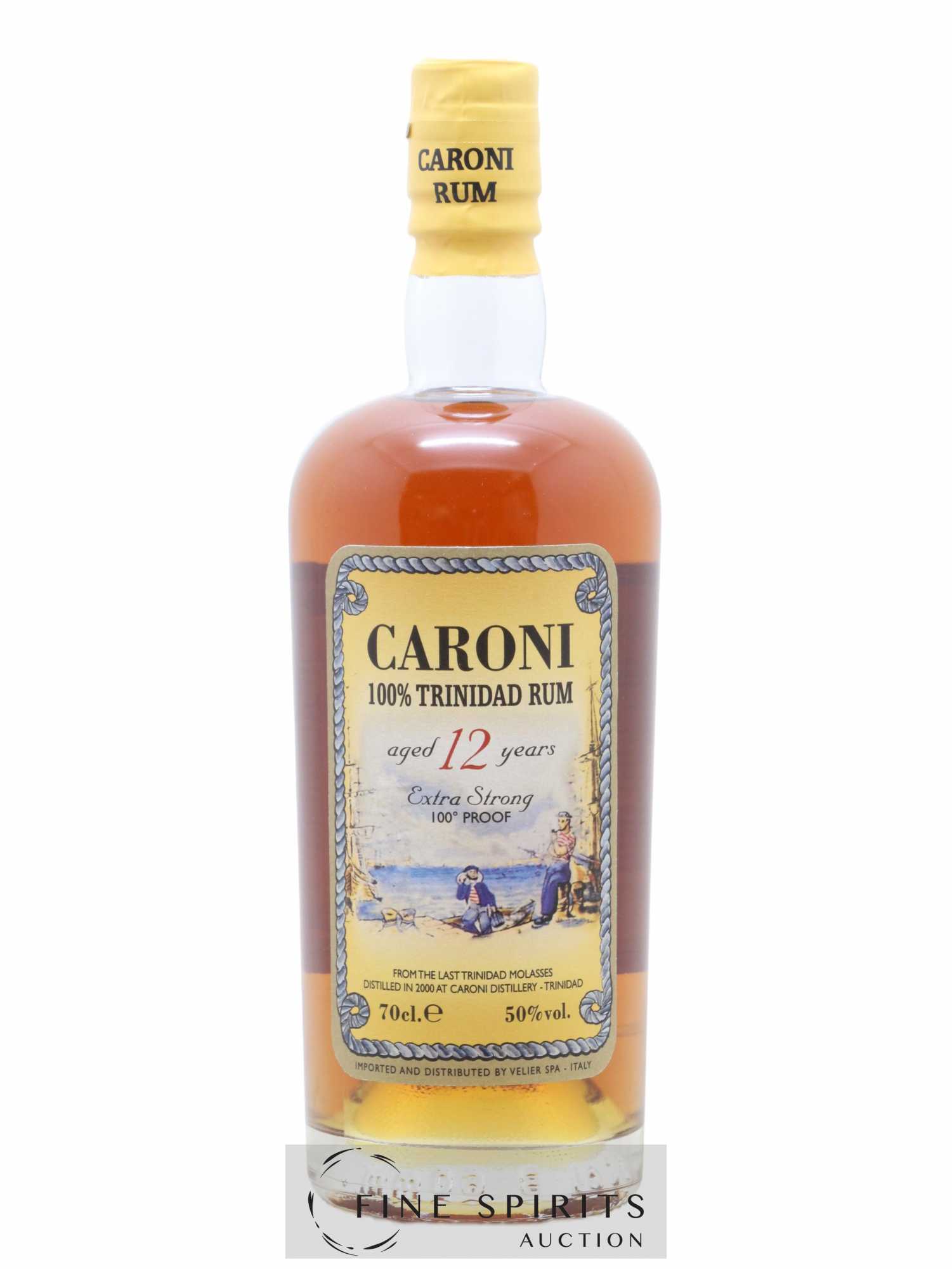 Caroni 12 years 2000 Velier 100° Proof bottled 2012 Extra Strong - Lot de 1 bouteille - 0