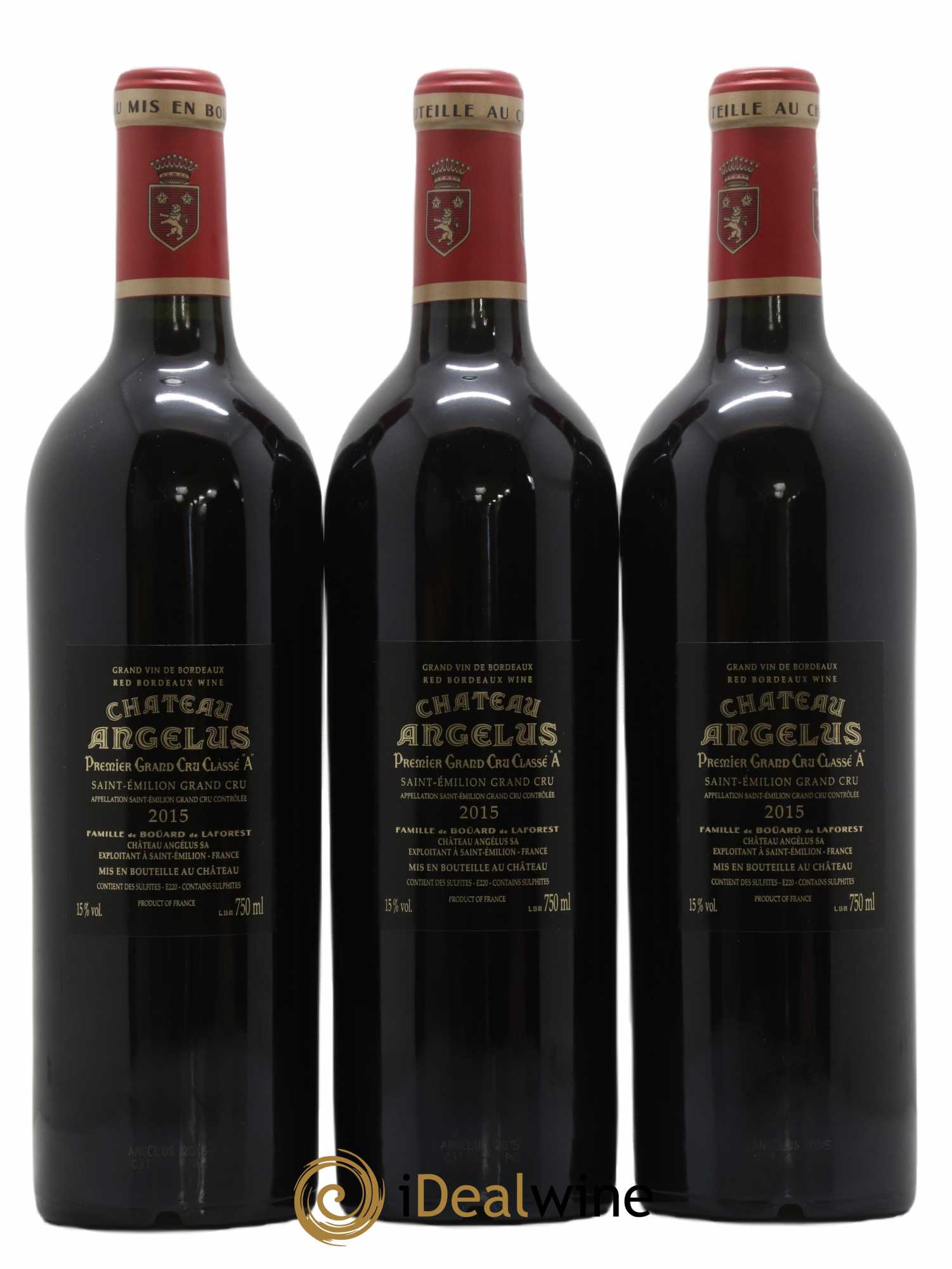 Château Angélus 1er Grand Cru Classé A 2015 - Lot de 6 bouteilles - 4