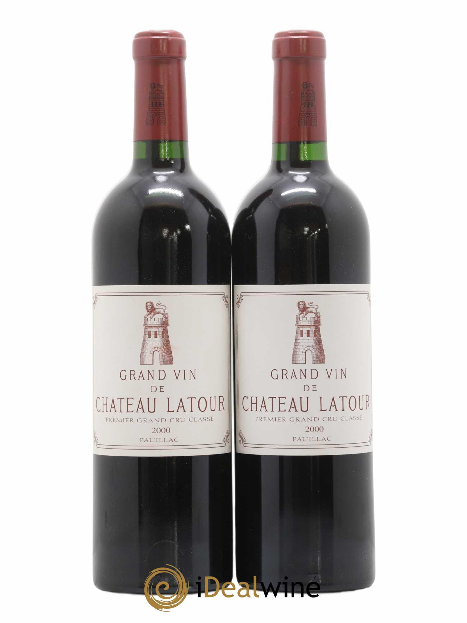 Château Latour 1er Grand Cru Classé 2000 - Lot de 2 bouteilles - 0