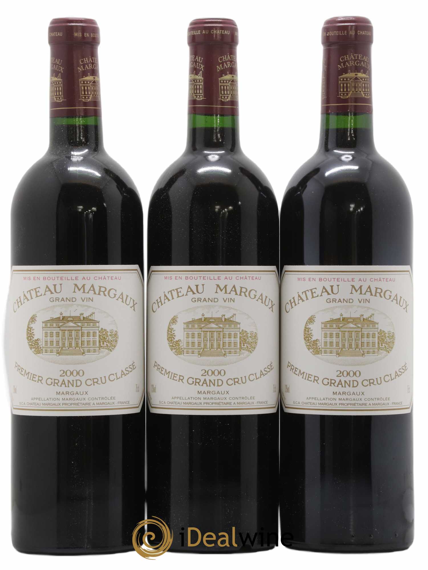 Château Margaux 1er Grand Cru Classé 2000 - Lot de 6 bouteilles - 1