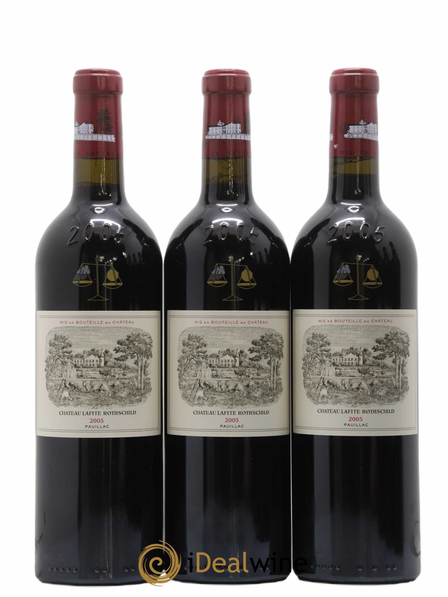 Château Lafite Rothschild 1er Grand Cru Classé 2005 - Posten von 6 Flaschen - 3