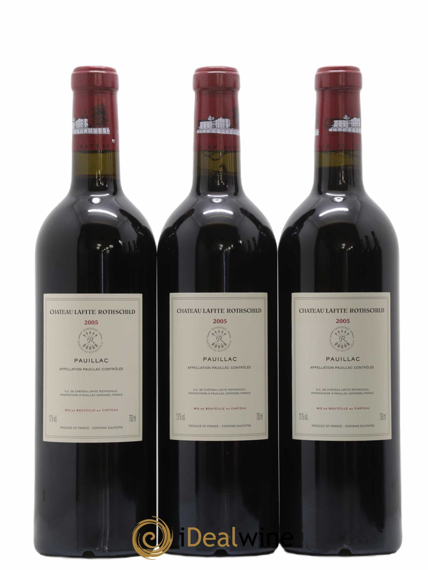 Château Lafite Rothschild 1er Grand Cru Classé 2005 - Posten von 6 Flaschen - 4