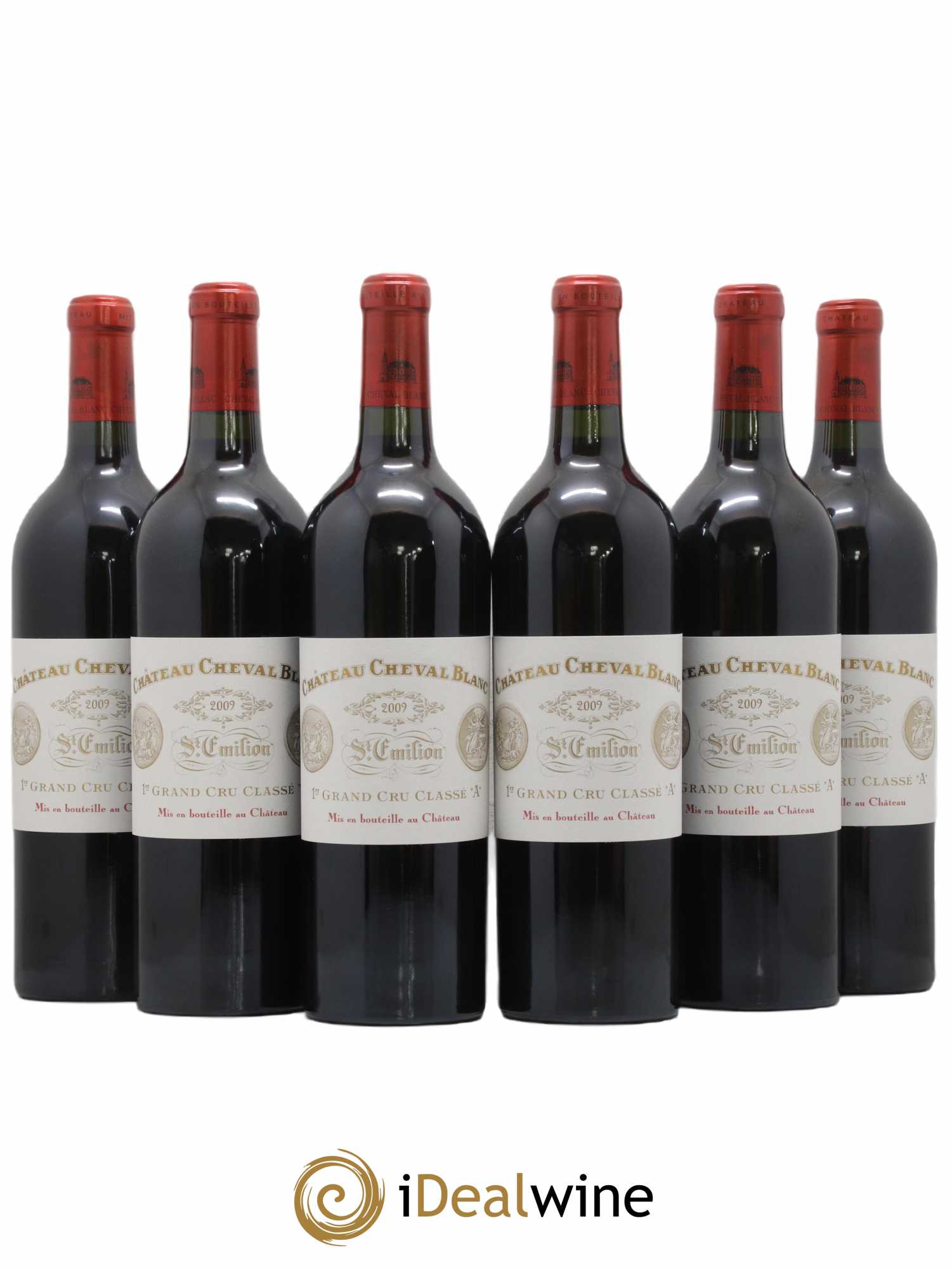 Château Cheval Blanc 1er Grand Cru Classé A 2009 - Lot de 6 bouteilles - 0