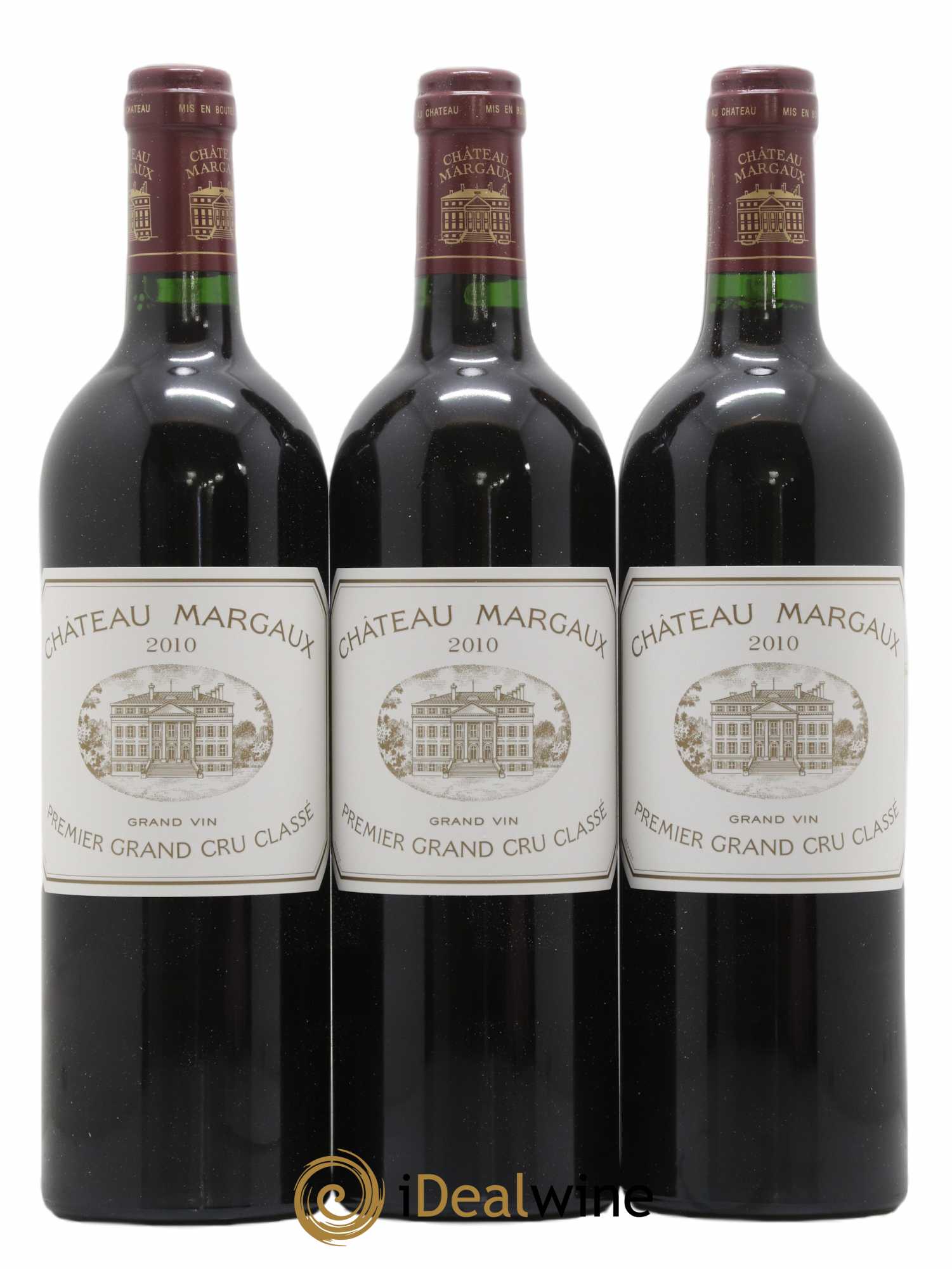 Château Margaux 1er Grand Cru Classé 2010 - Lot de 6 bouteilles - 1