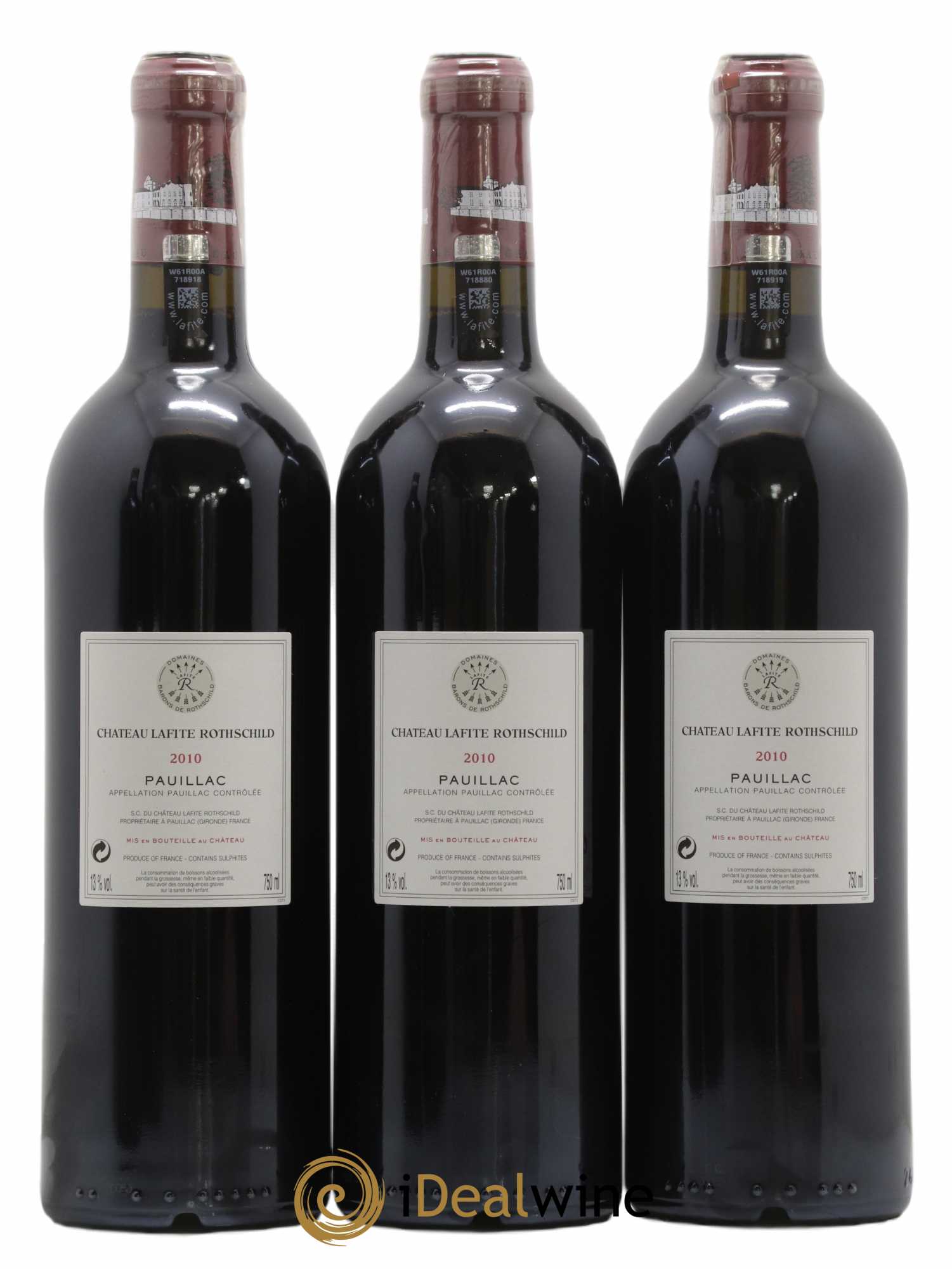 Château Lafite Rothschild 1er Grand Cru Classé 2010 - Lot of 6 bottles - 2