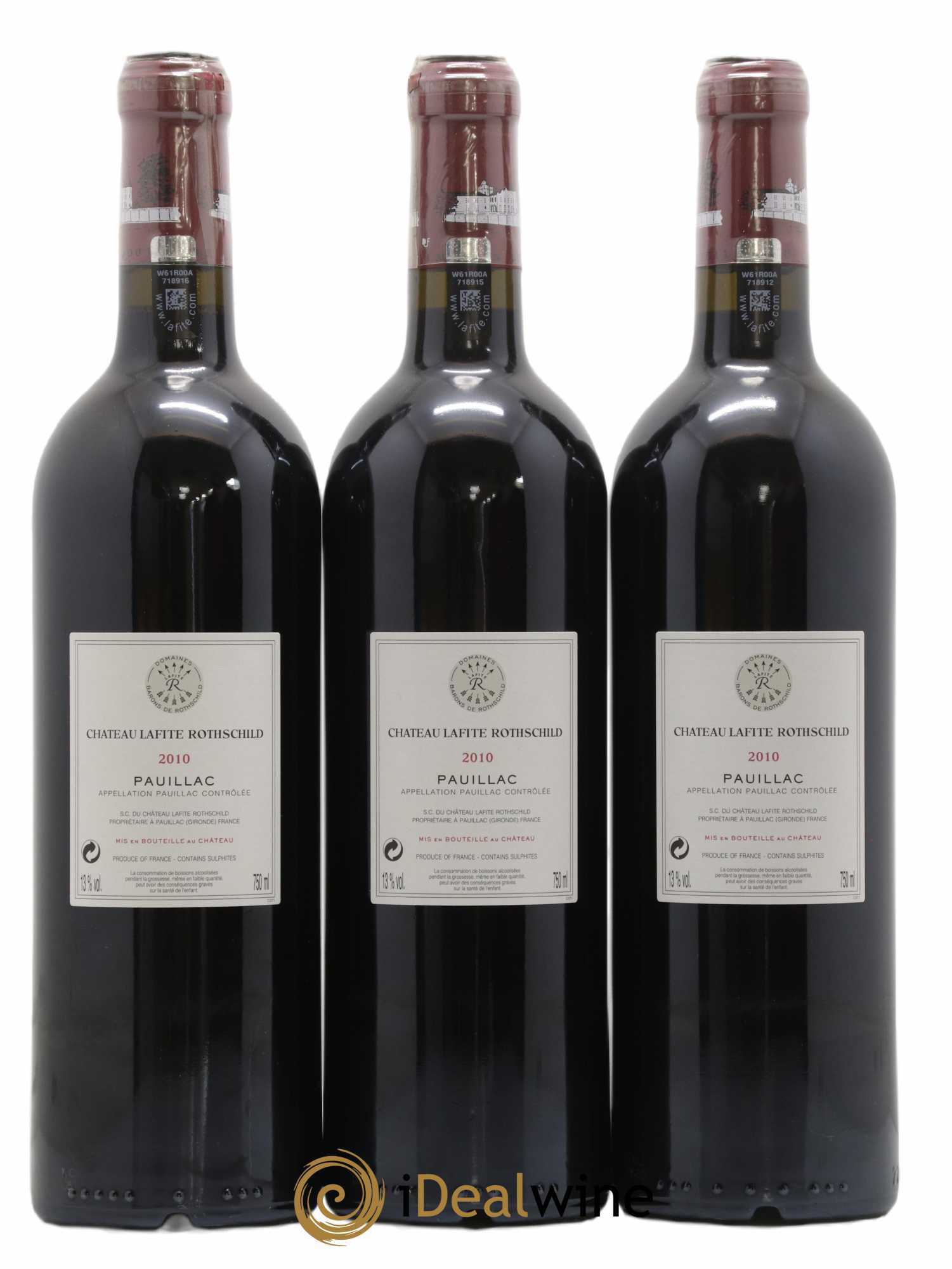 Château Lafite Rothschild 1er Grand Cru Classé 2010 - Lot of 6 bottles - 4