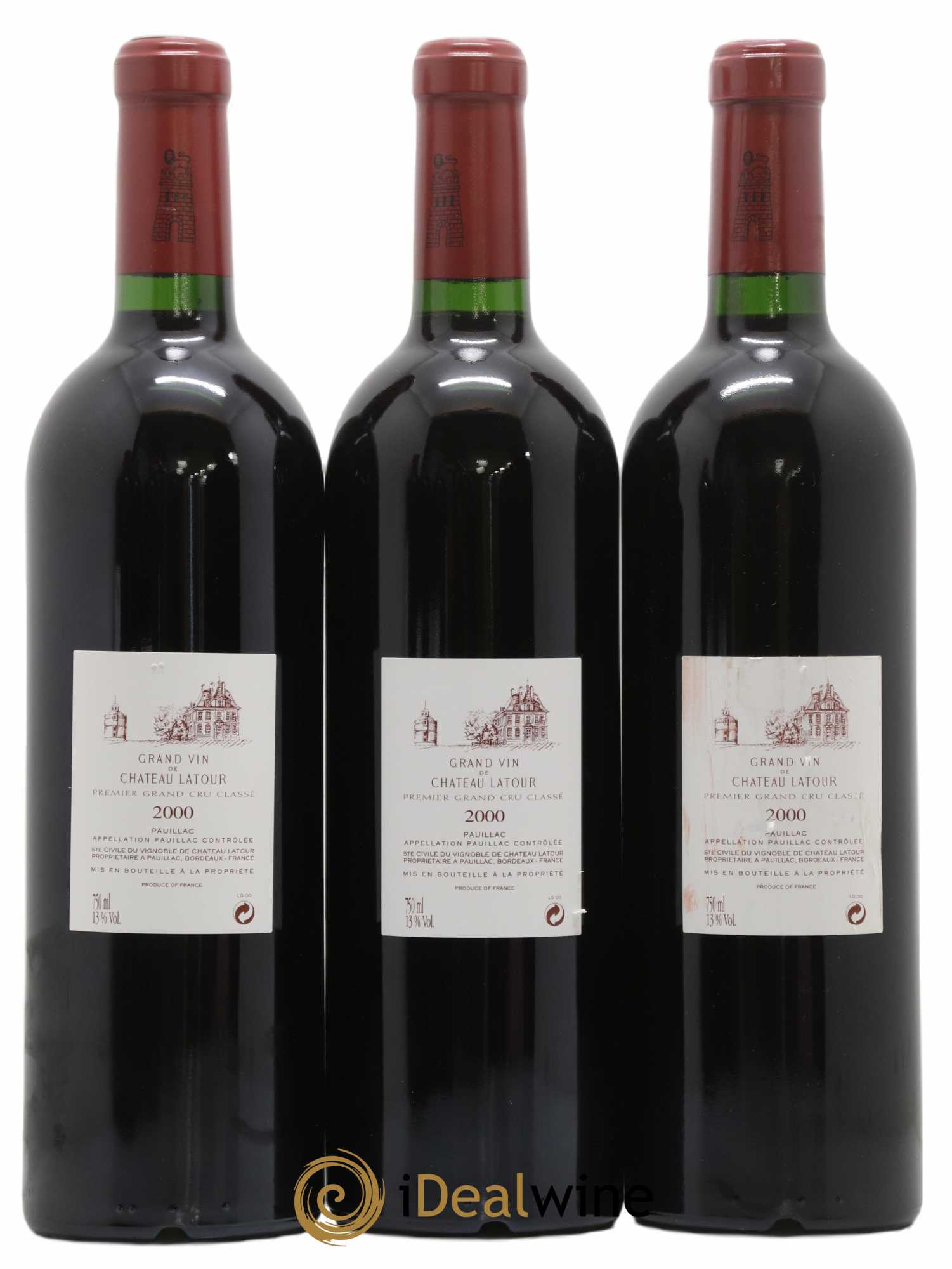Château Latour 1er Grand Cru Classé 2000 - Lot de 6 bouteilles - 4
