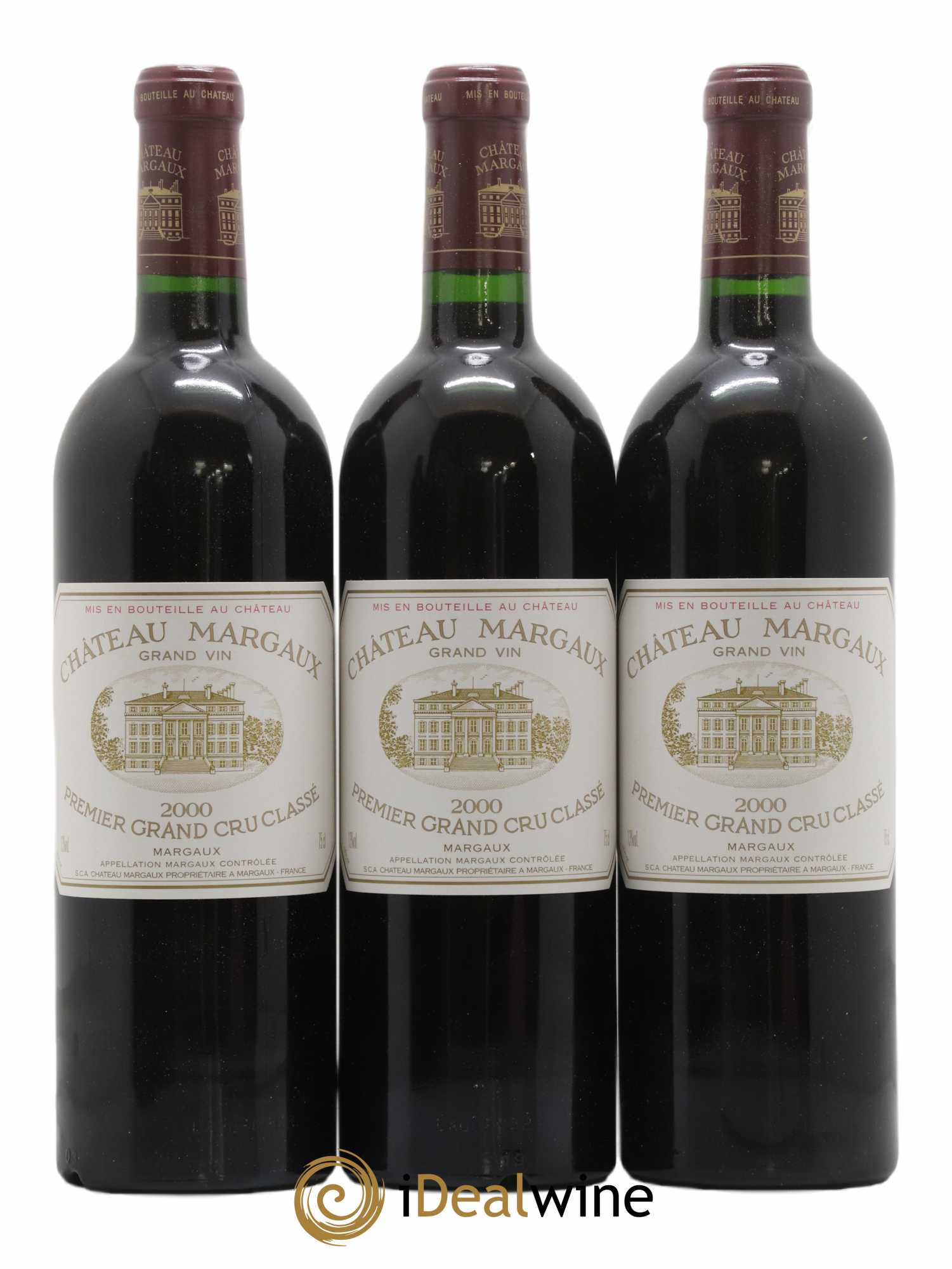 Château Margaux 1er Grand Cru Classé 2000 - Lot de 6 bouteilles - 2