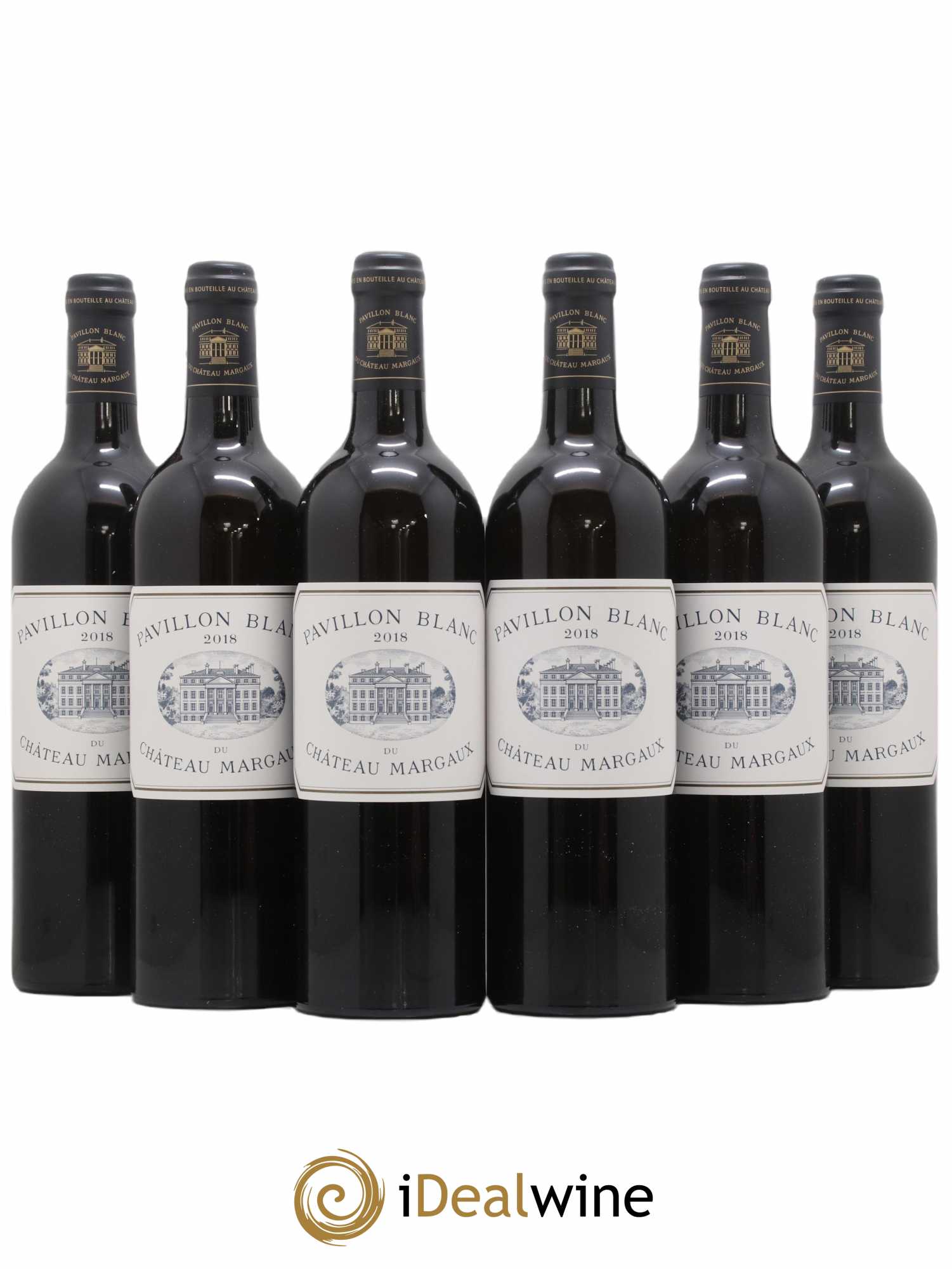 Pavillon Blanc du Château Margaux 2018 - Lot de 6 bouteilles - 0