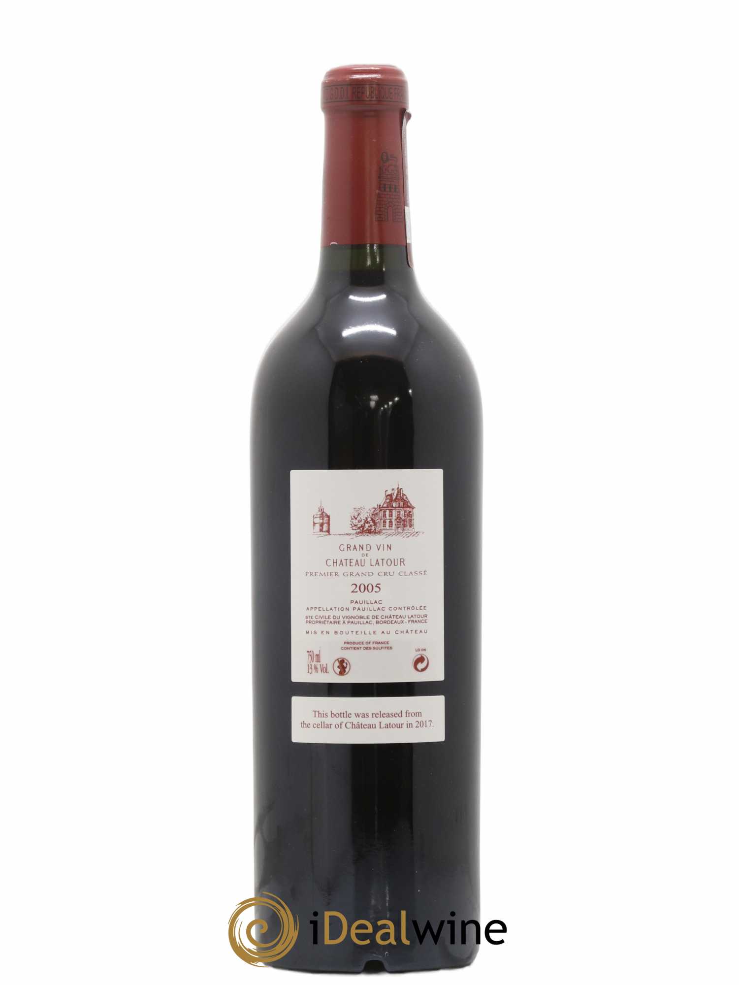 Château Latour 1er Grand Cru Classé 2005 - Lot de 1 bouteille - 1