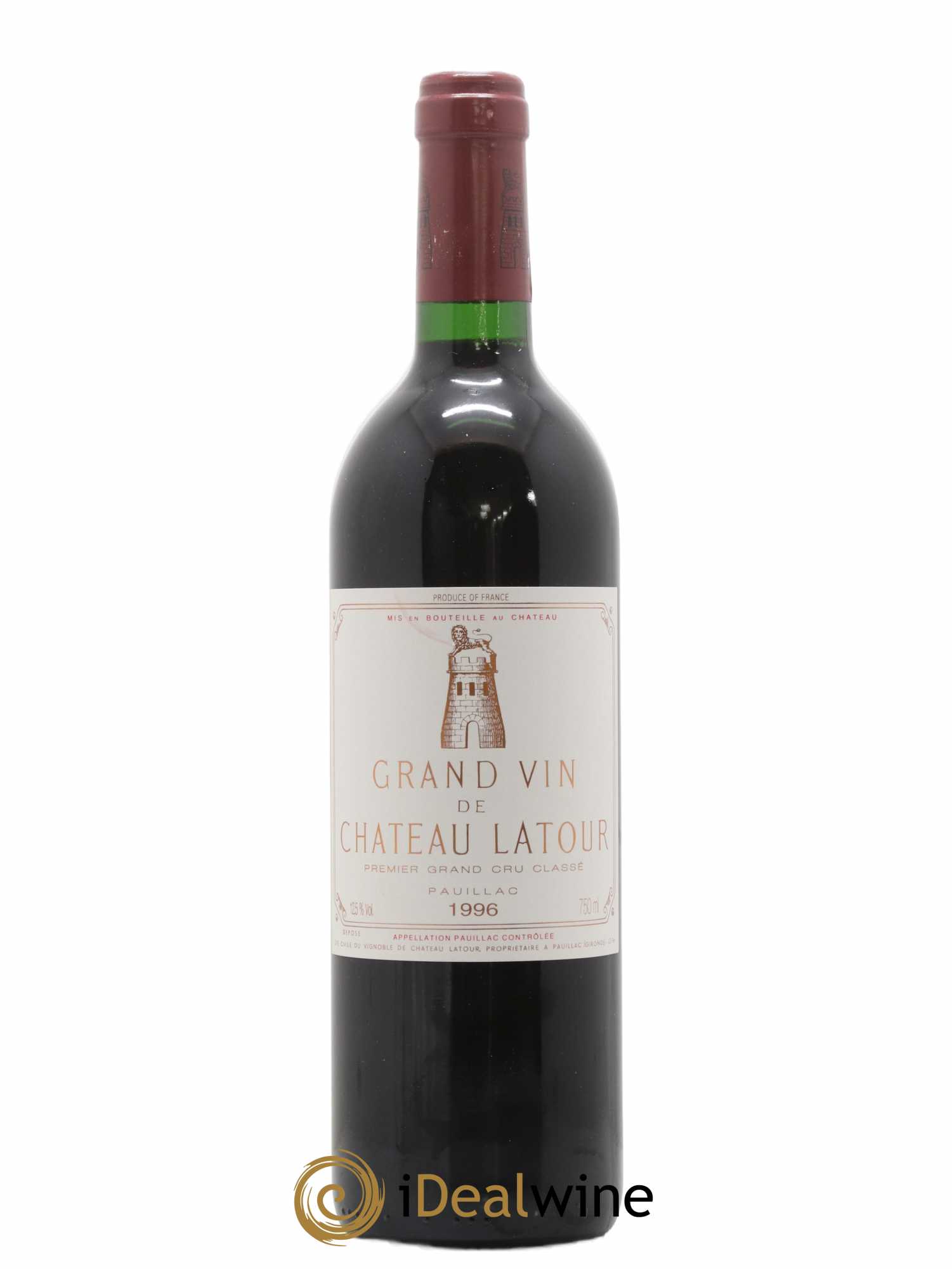 Château Latour 1er Grand Cru Classé 1996 - Lot de 1 bouteille - 0
