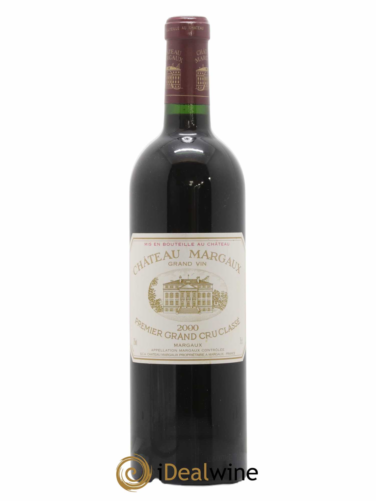Château Margaux 1er Grand Cru Classé 2000 - Lot de 1 bouteille - 0
